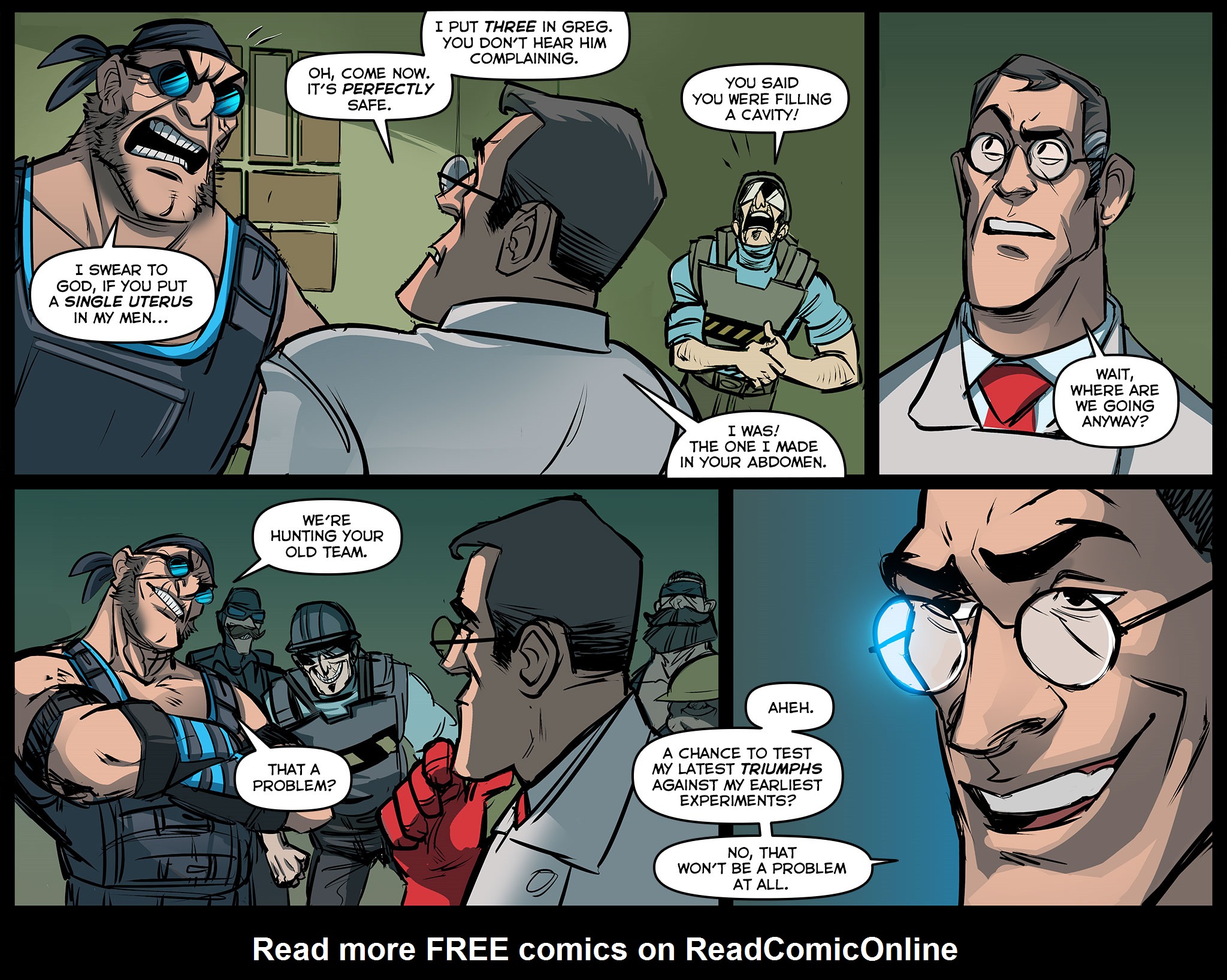 Read online Team Fortress 2 comic -  Issue #3 - 72