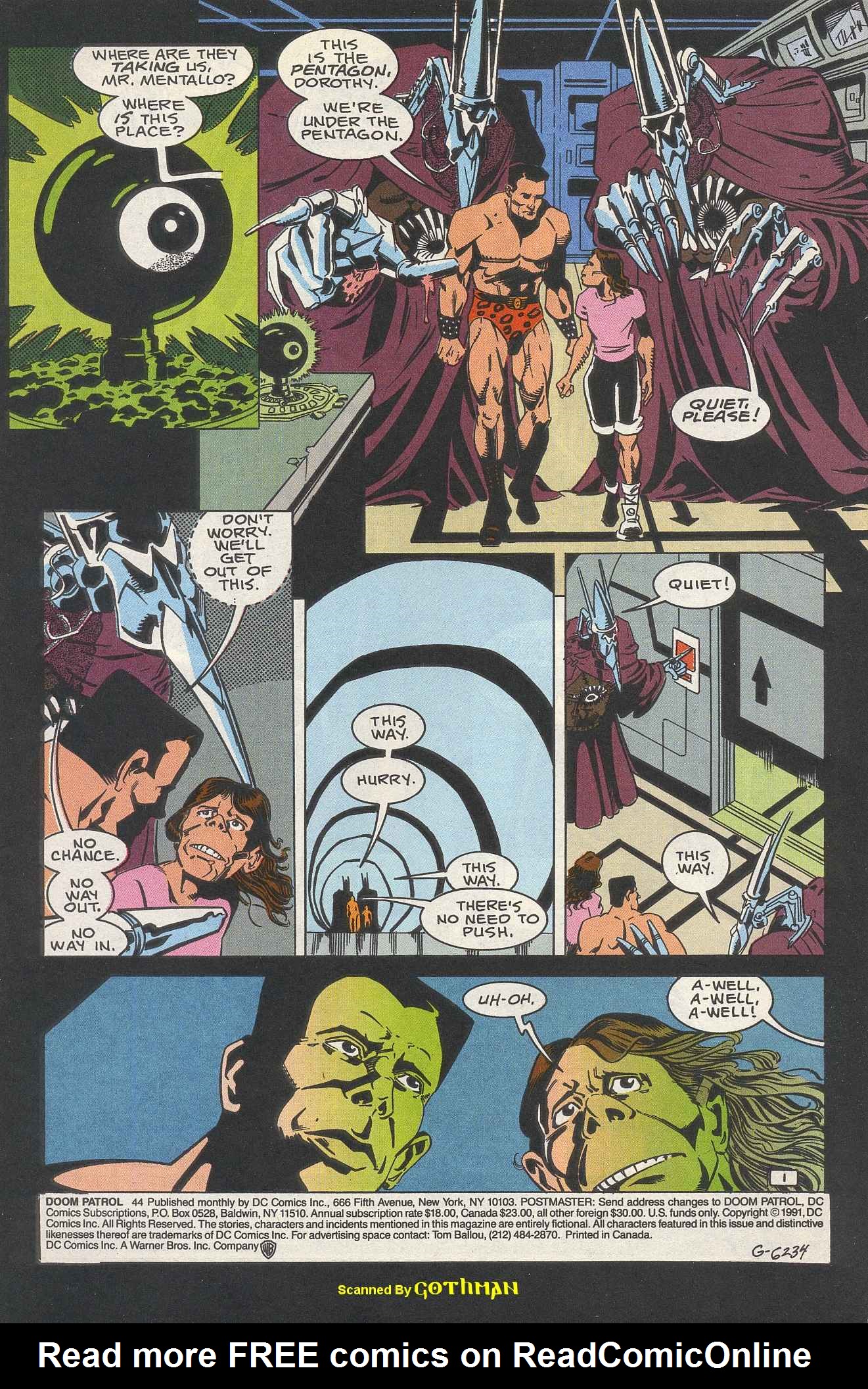 Read online Doom Patrol (1987) comic -  Issue #44 - 2