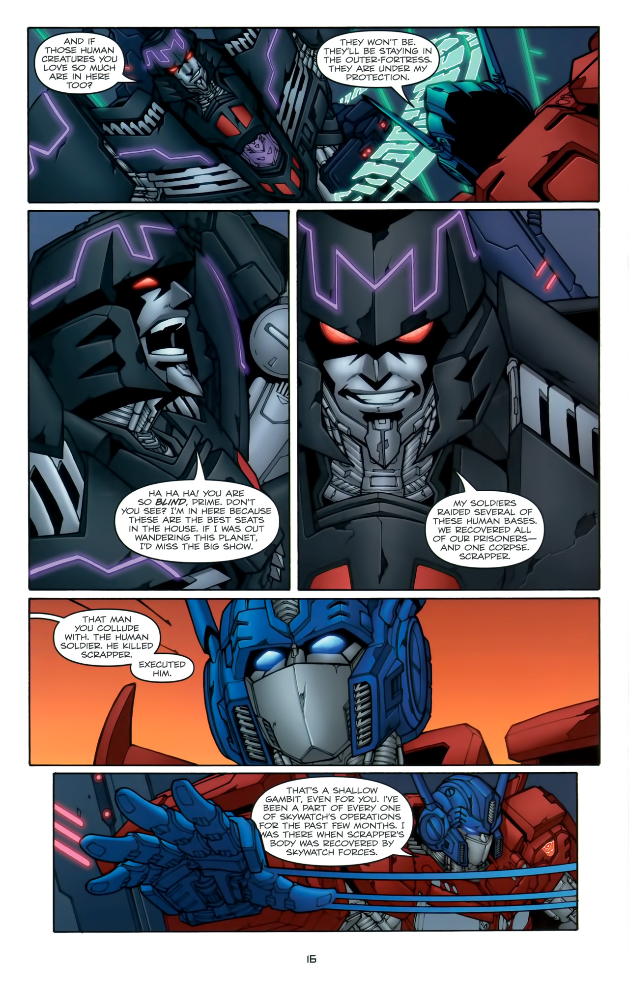 Read online The Transformers (2009) comic -  Issue #18 - 19