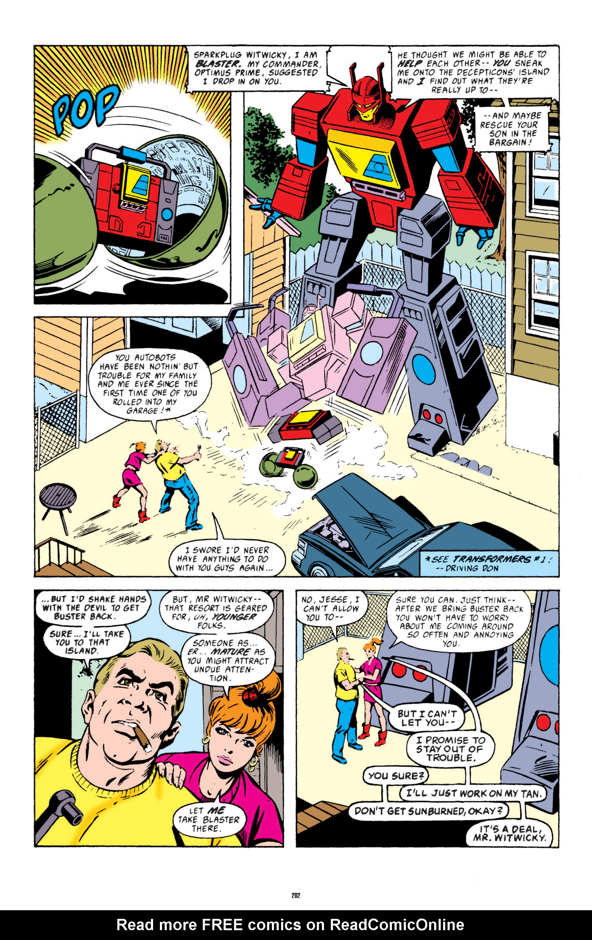 Read online The Transformers Classics comic -  Issue # TPB 4 - 203