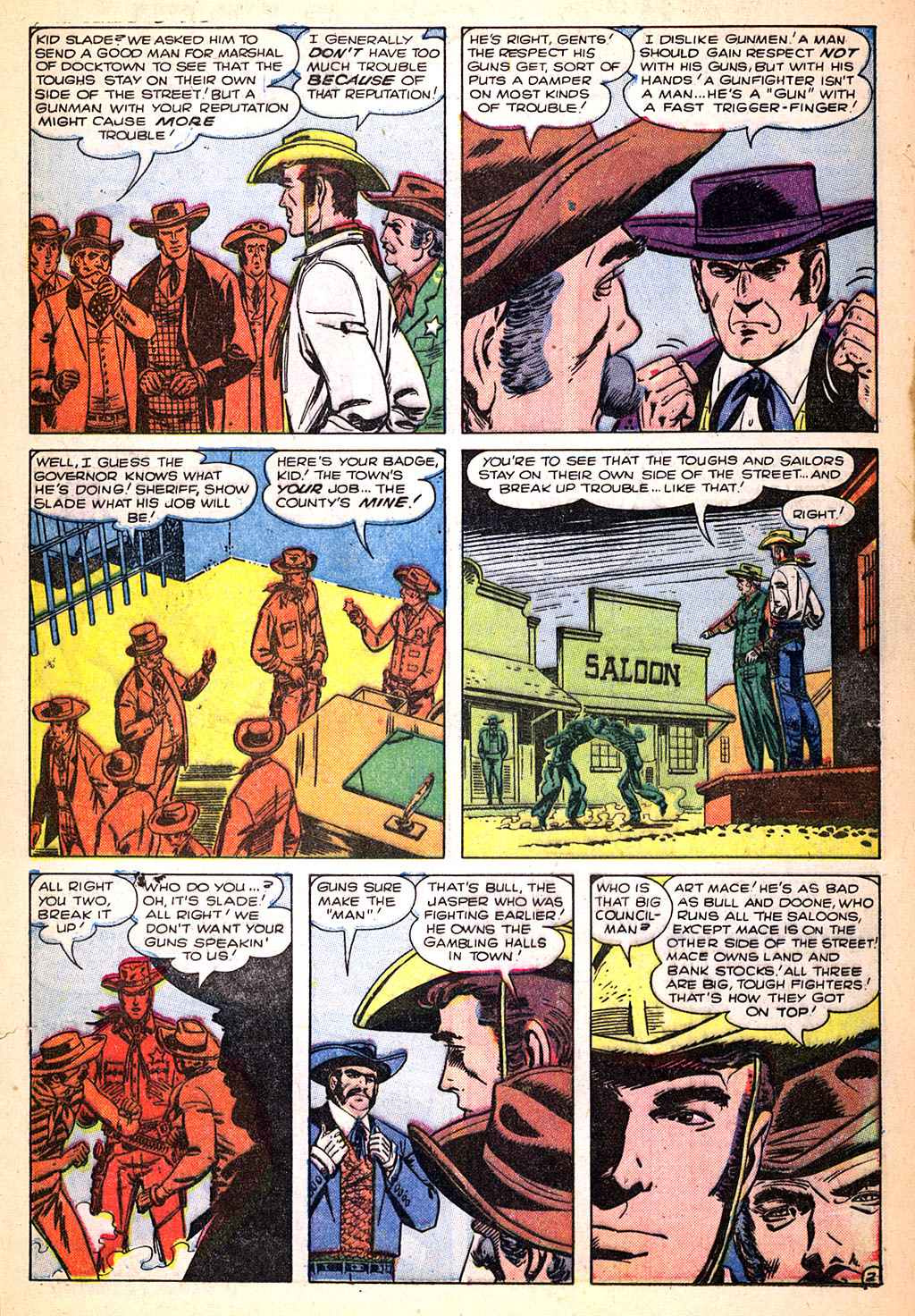 Read online Kid Slade, Gunfighter comic -  Issue #6 - 17