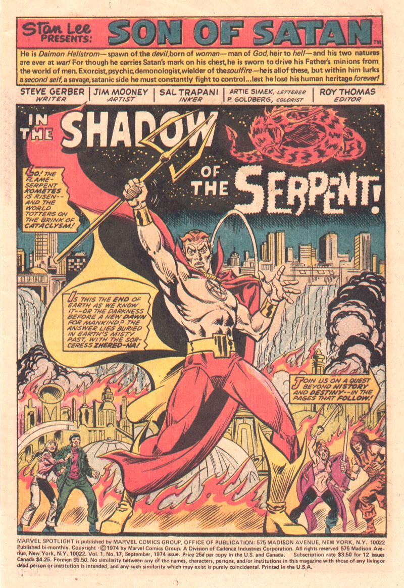 Read online Marvel Spotlight (1971) comic -  Issue #17 - 2