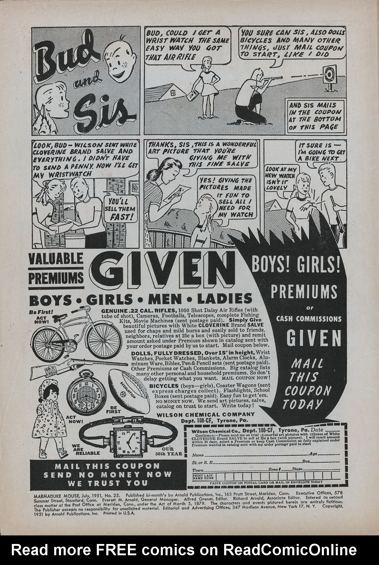 Read online Marmaduke Mouse comic -  Issue #25 - 2