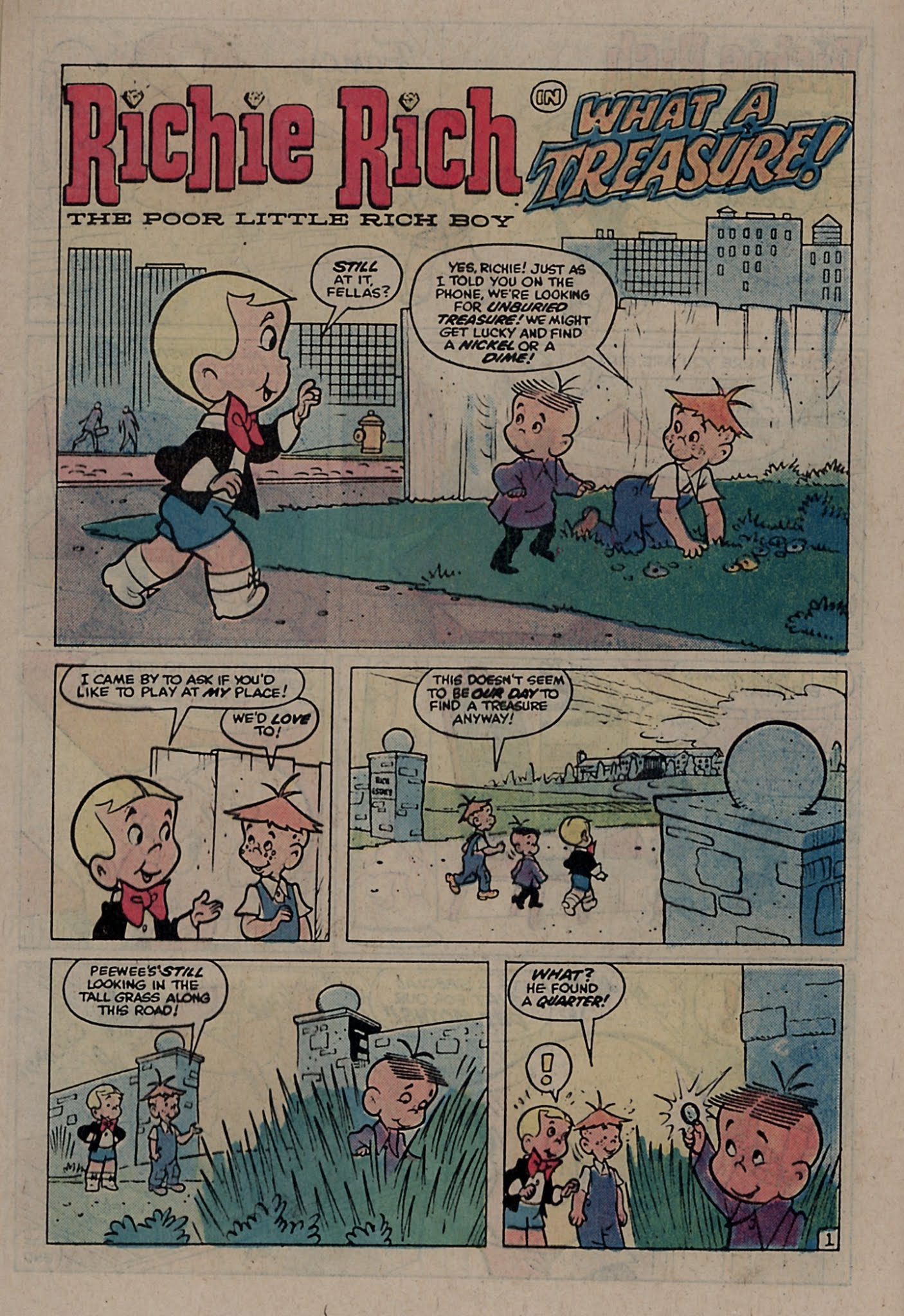 Read online Richie Rich & Dollar the Dog comic -  Issue #22 - 27