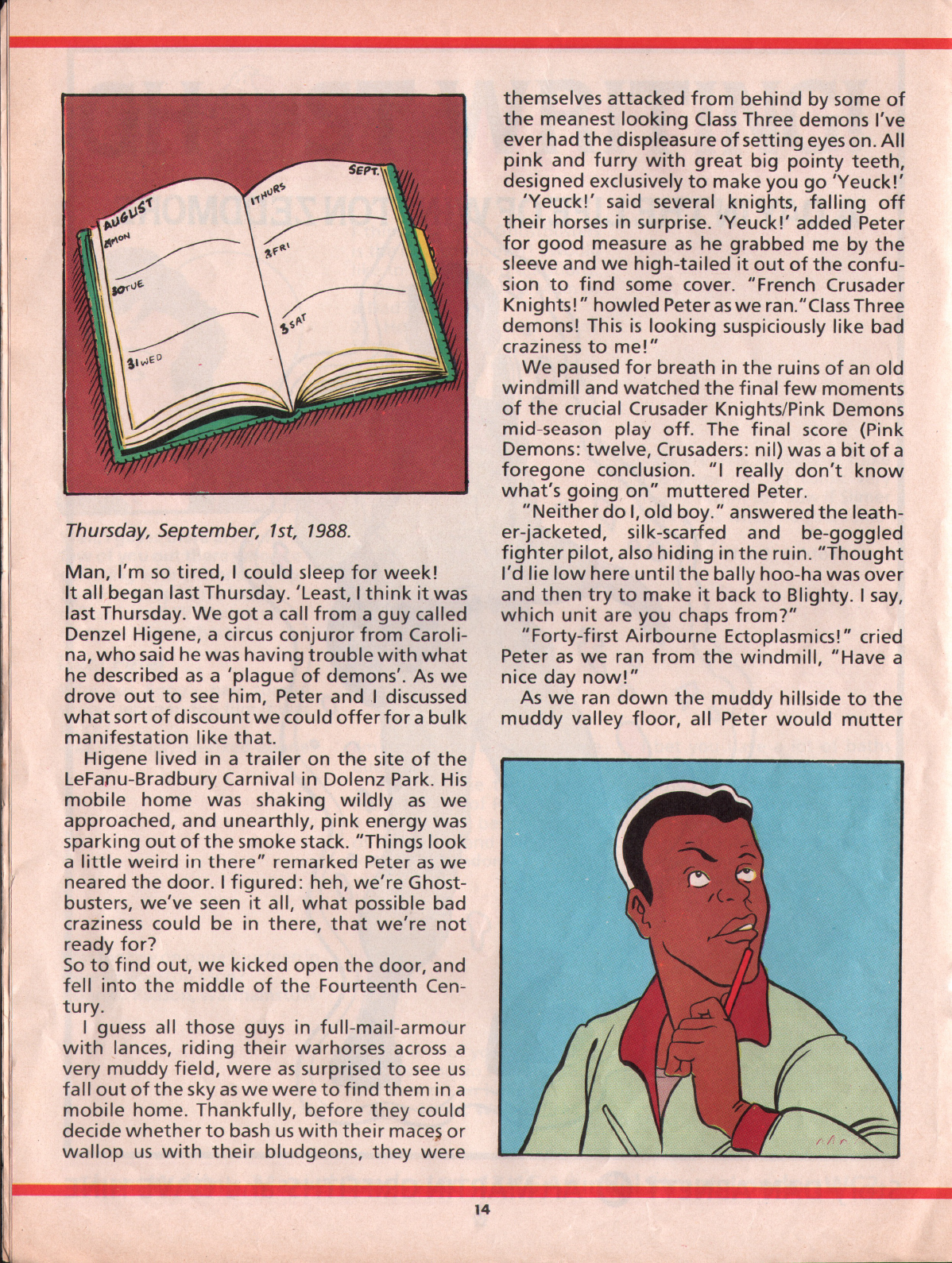 Read online The Real Ghostbusters comic -  Issue #13 - 14