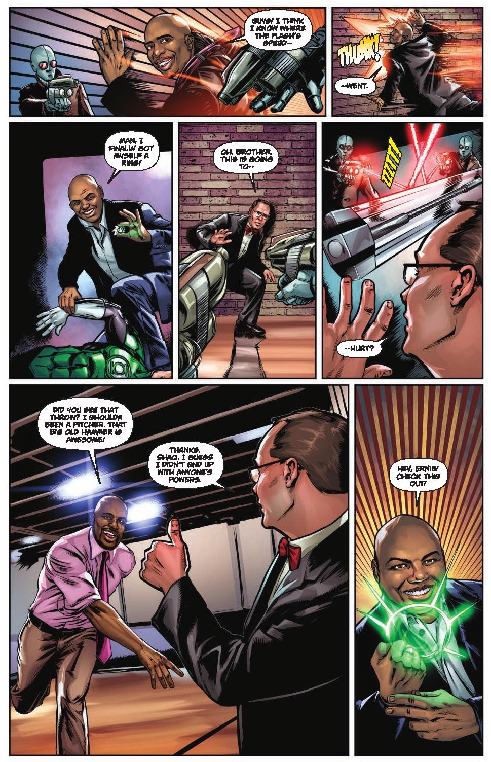 Read online The Justice League Goes Inside the NBA-All Star Edition comic -  Issue # Full - 11