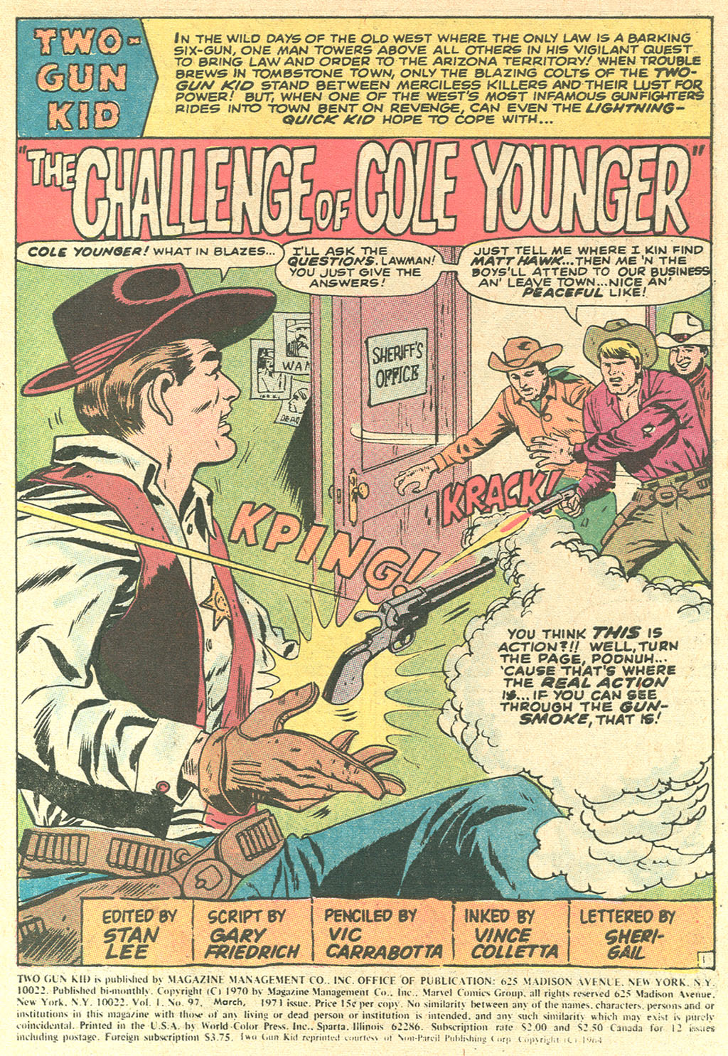 Read online Two-Gun Kid comic -  Issue #97 - 3