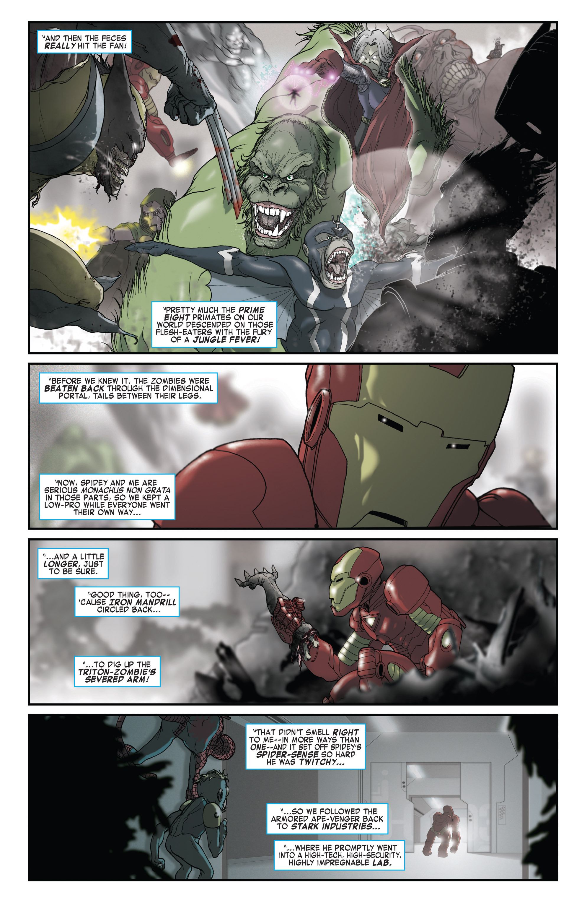 Read online Marvel Zombies: Evil Evolution comic -  Issue # Full - 34