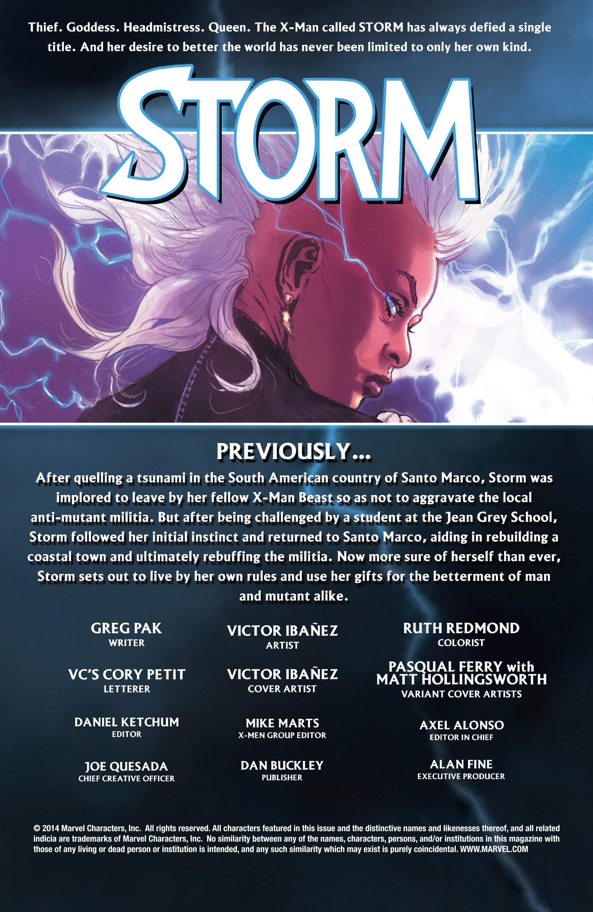 Read online Storm comic -  Issue #2 - 2