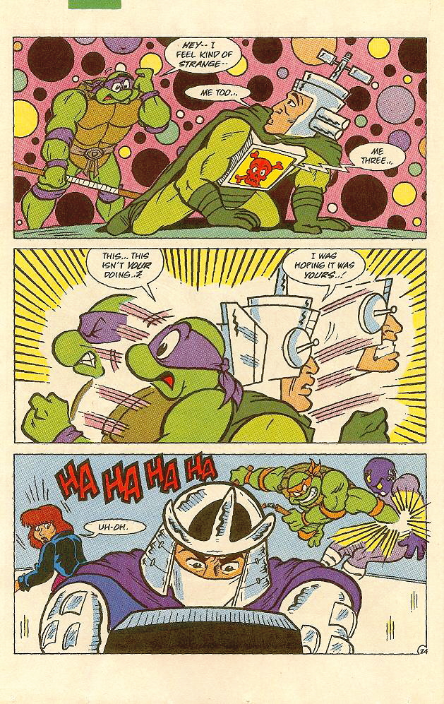 Read online Teenage Mutant Ninja Turtles Adventures (1989) comic -  Issue #21 - 25