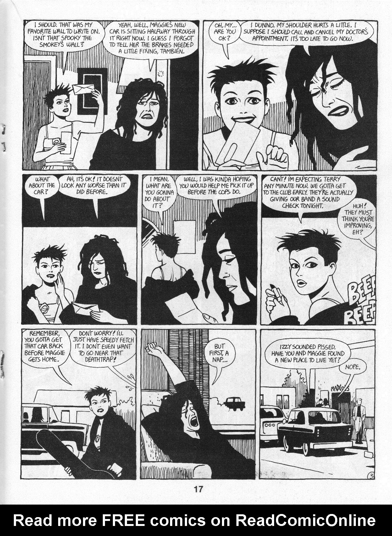 Read online Love and Rockets (1982) comic -  Issue #14 - 19