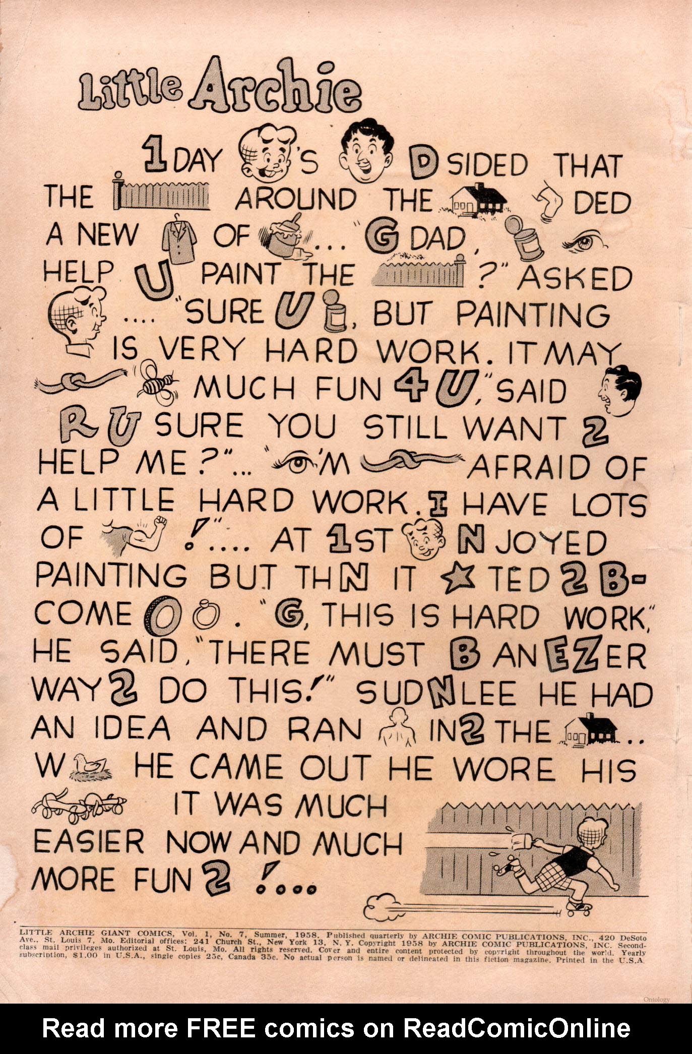 Read online Little Archie (1956) comic -  Issue #7 - 2