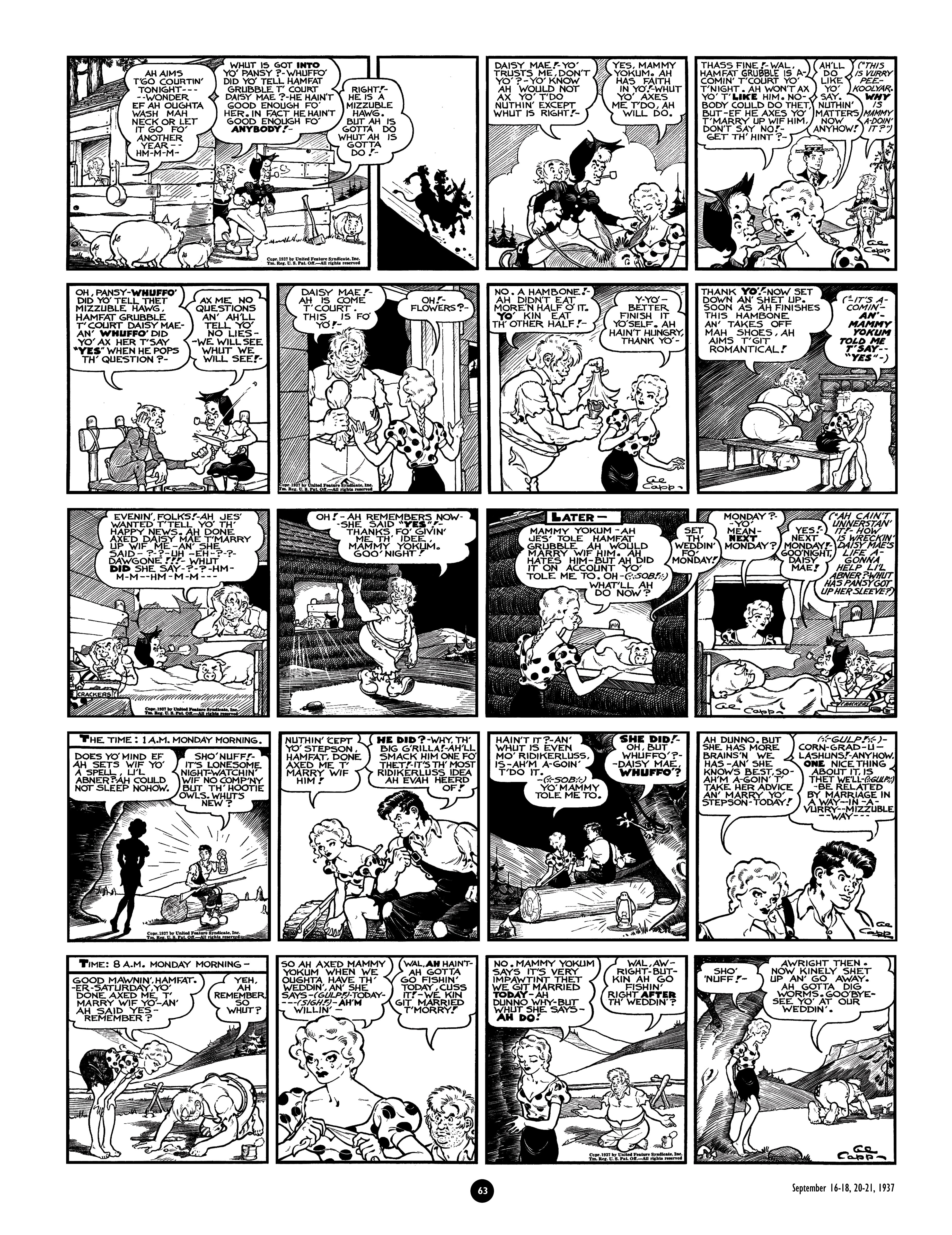 Read online Al Capp's Li'l Abner Complete Daily & Color Sunday Comics comic -  Issue # TPB 2 (Part 1) - 64