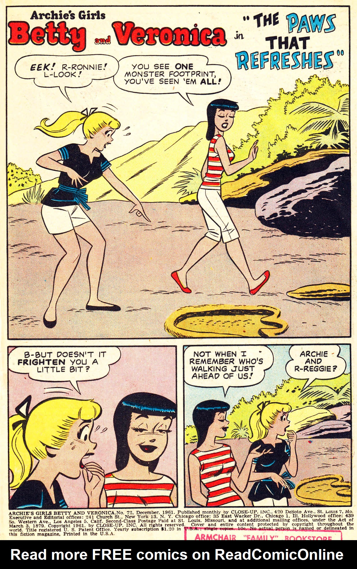 Read online Archie's Girls Betty and Veronica comic -  Issue #72 - 3