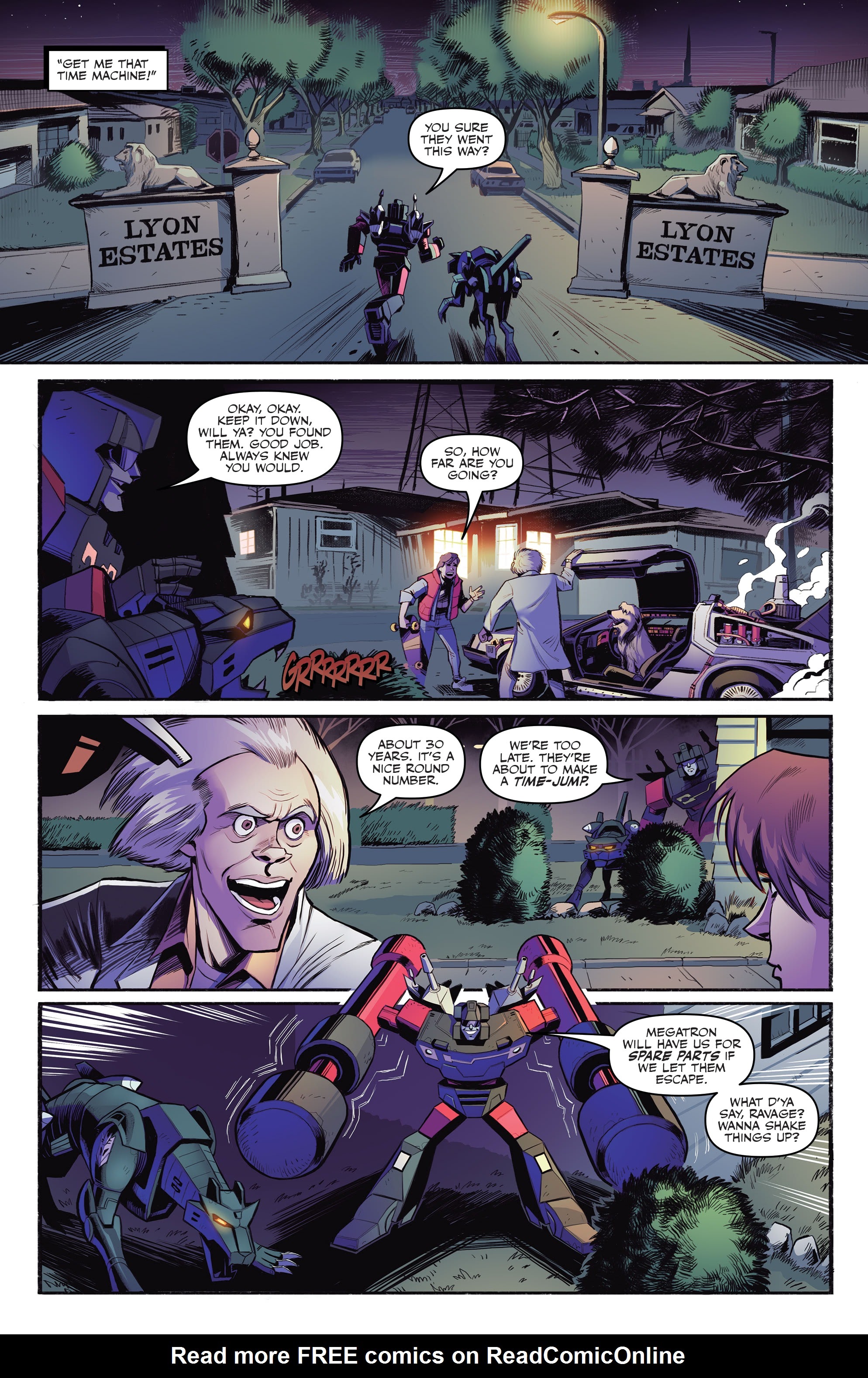 Read online Transformers: Back to the Future comic -  Issue #1 - 8
