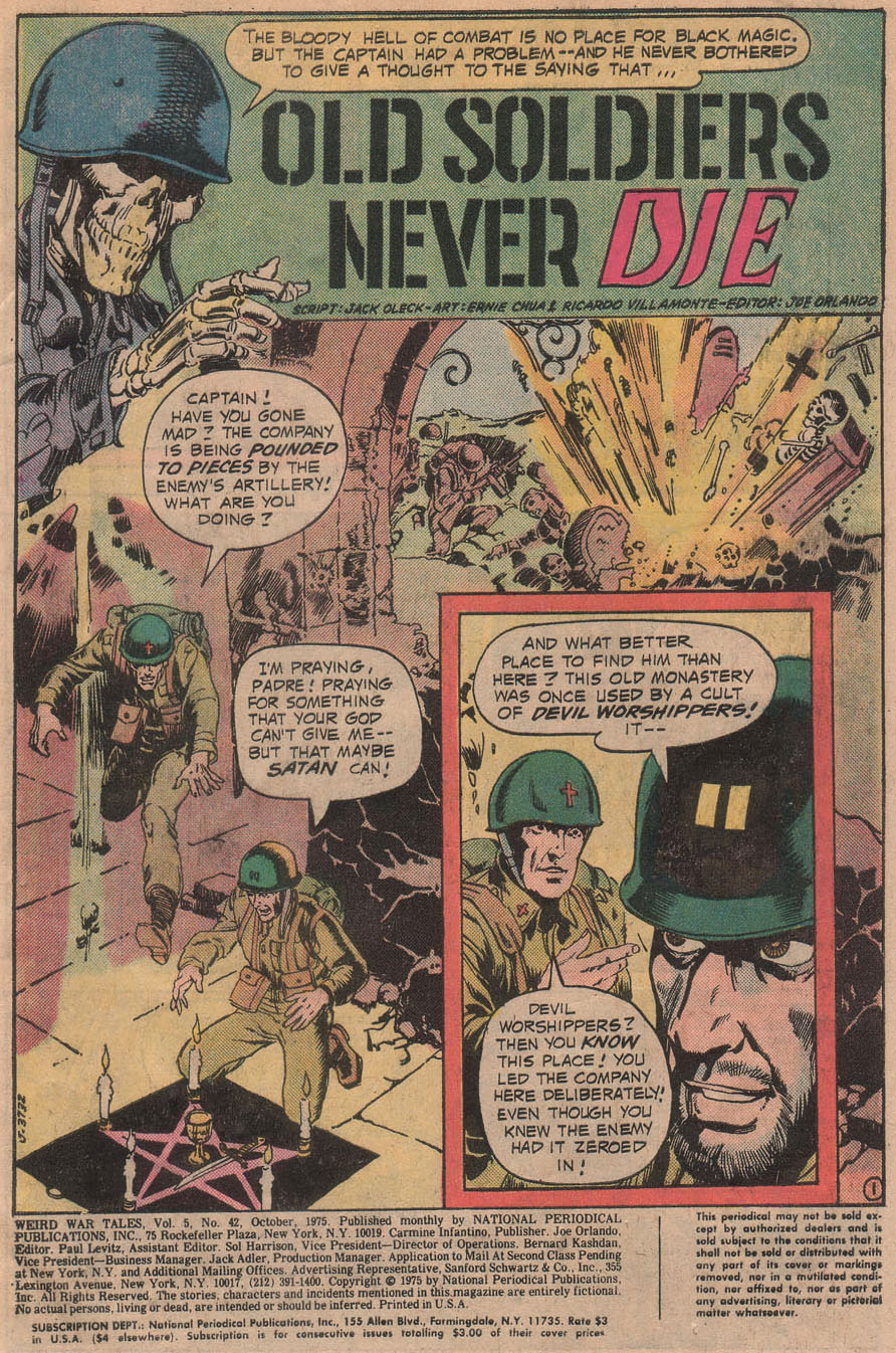 Read online Weird War Tales (1971) comic -  Issue #42 - 3