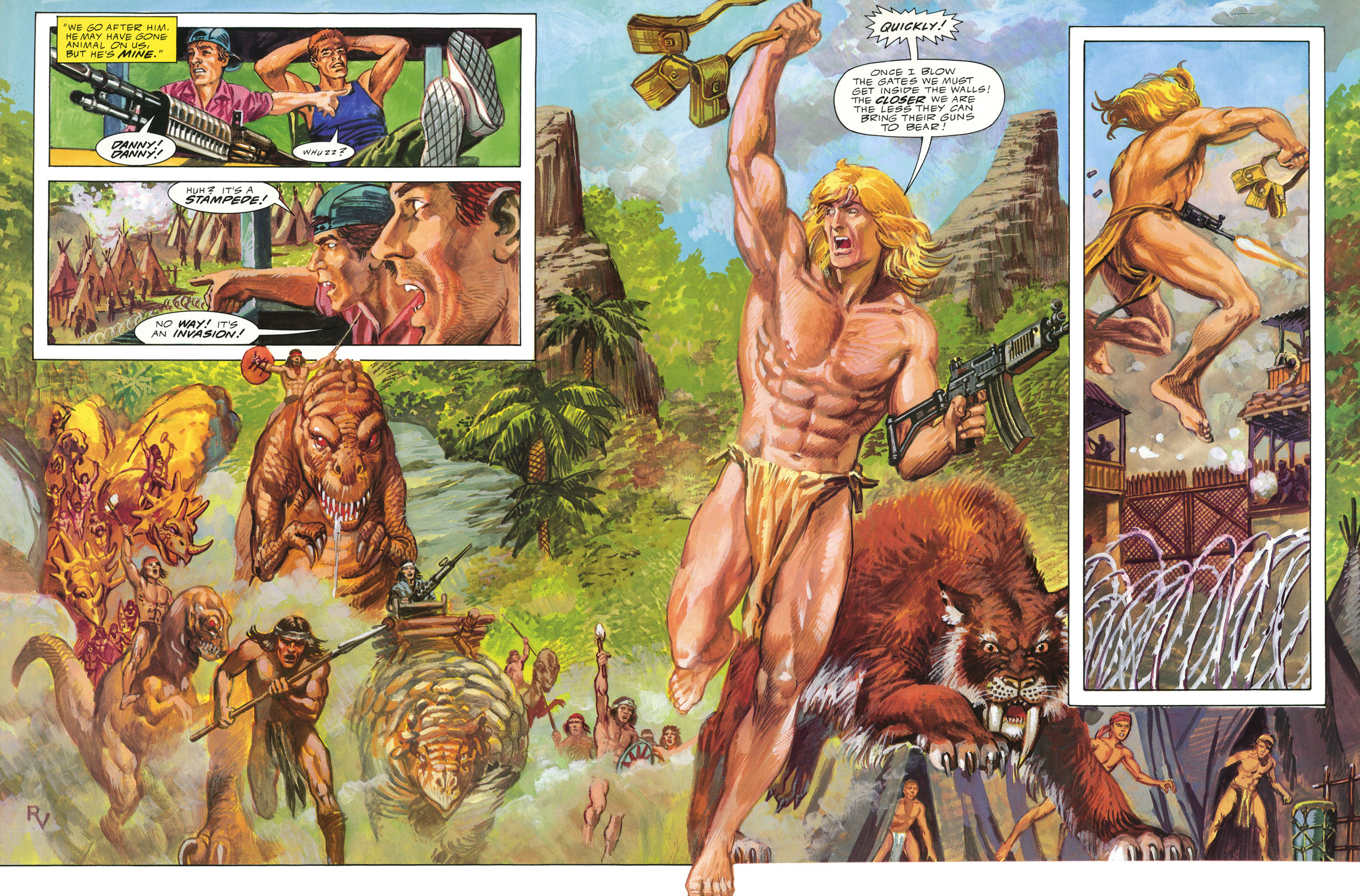 Read online Marvel Graphic Novel comic -  Issue #62 - Ka-Zar - Guns of the Savage Land - 51