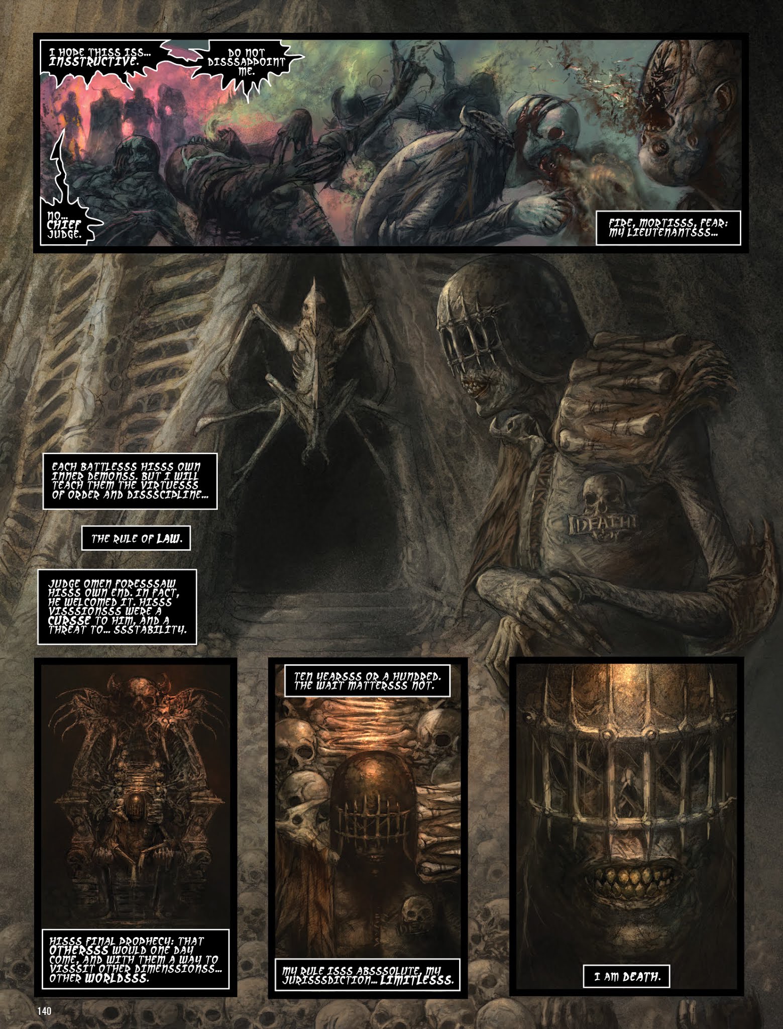 Read online The Dark Judges: The Fall of Deadworld comic -  Issue # TPB - 141