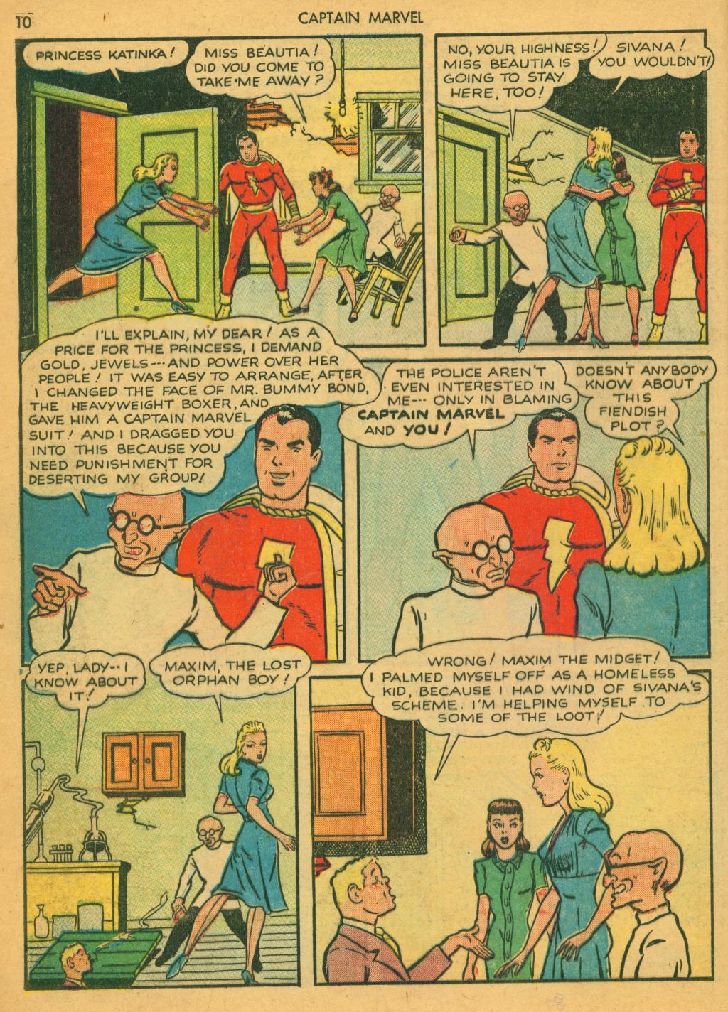 Read online Captain Marvel Adventures comic -  Issue #5 - 12
