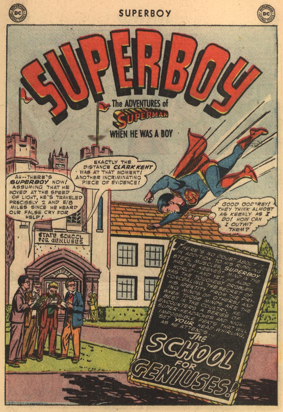 Read online Superboy (1949) comic -  Issue #40 - 10
