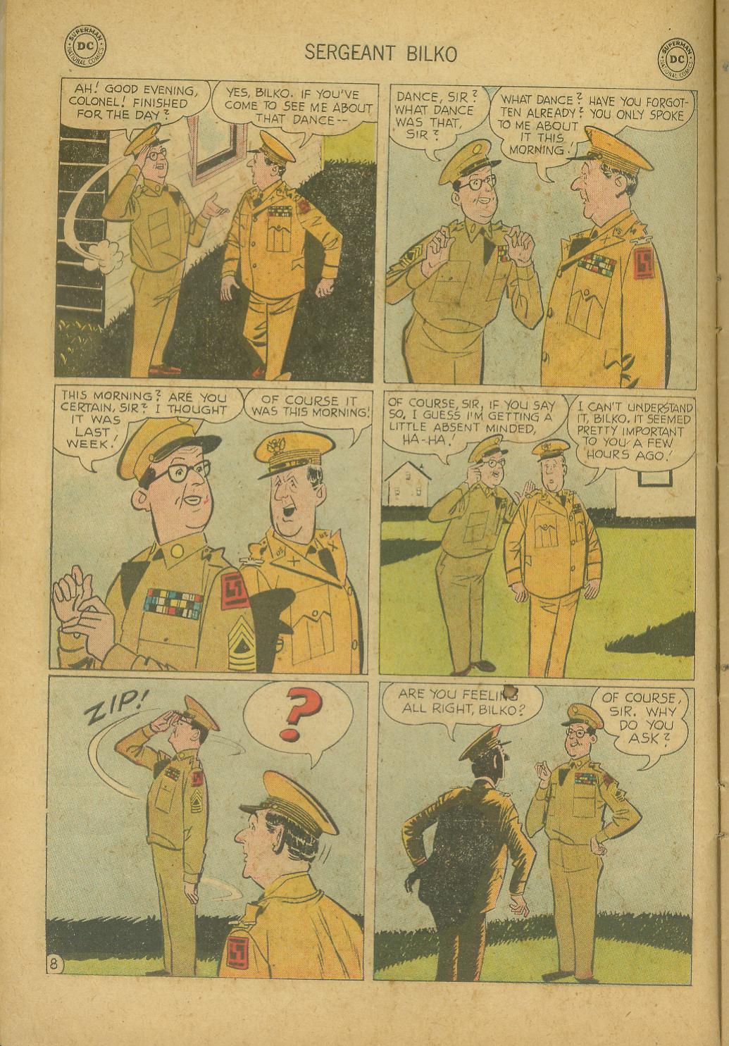 Read online Sergeant Bilko comic -  Issue #8 - 10