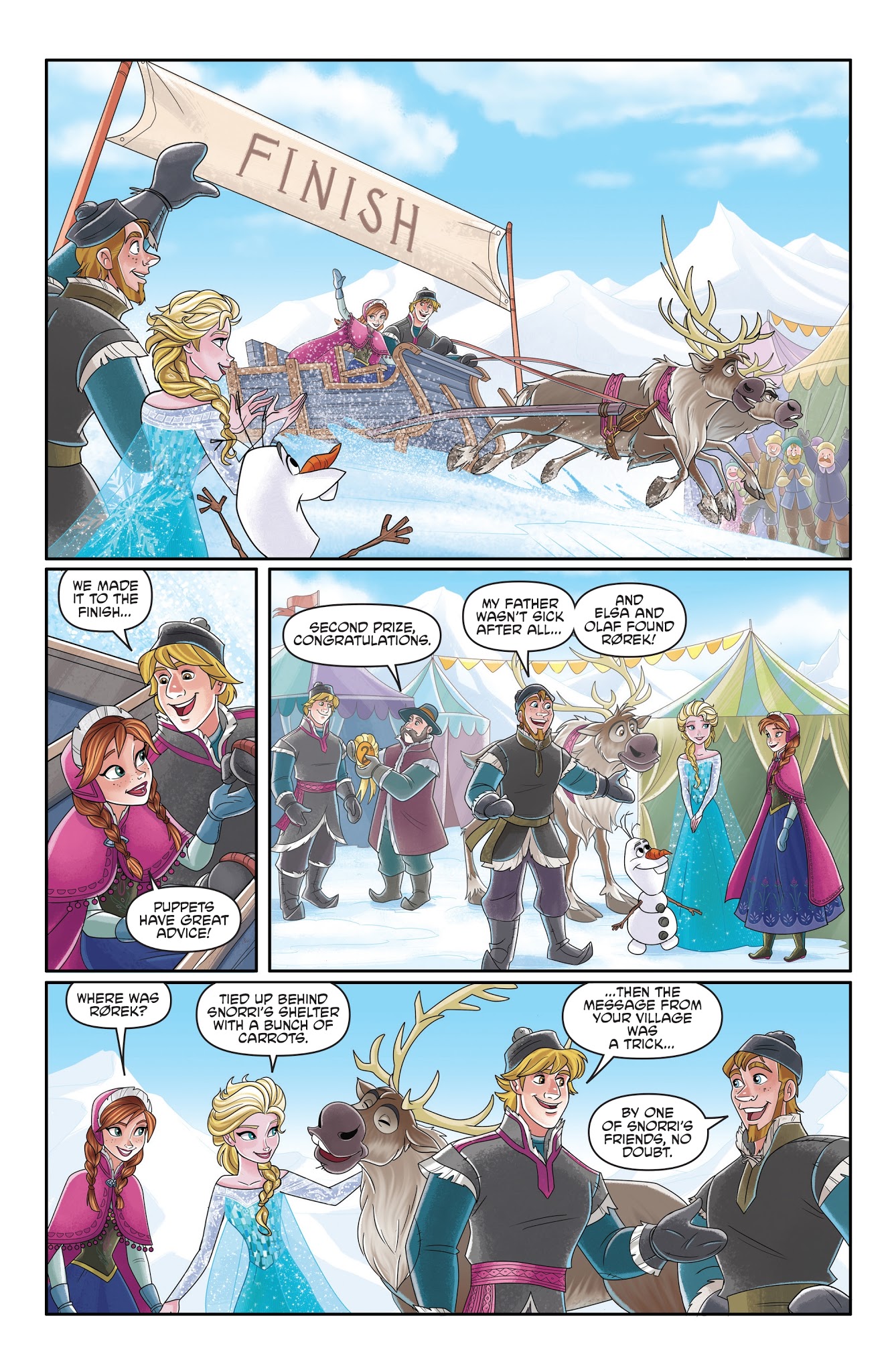 Read online Disney Frozen comic -  Issue #8 - 21