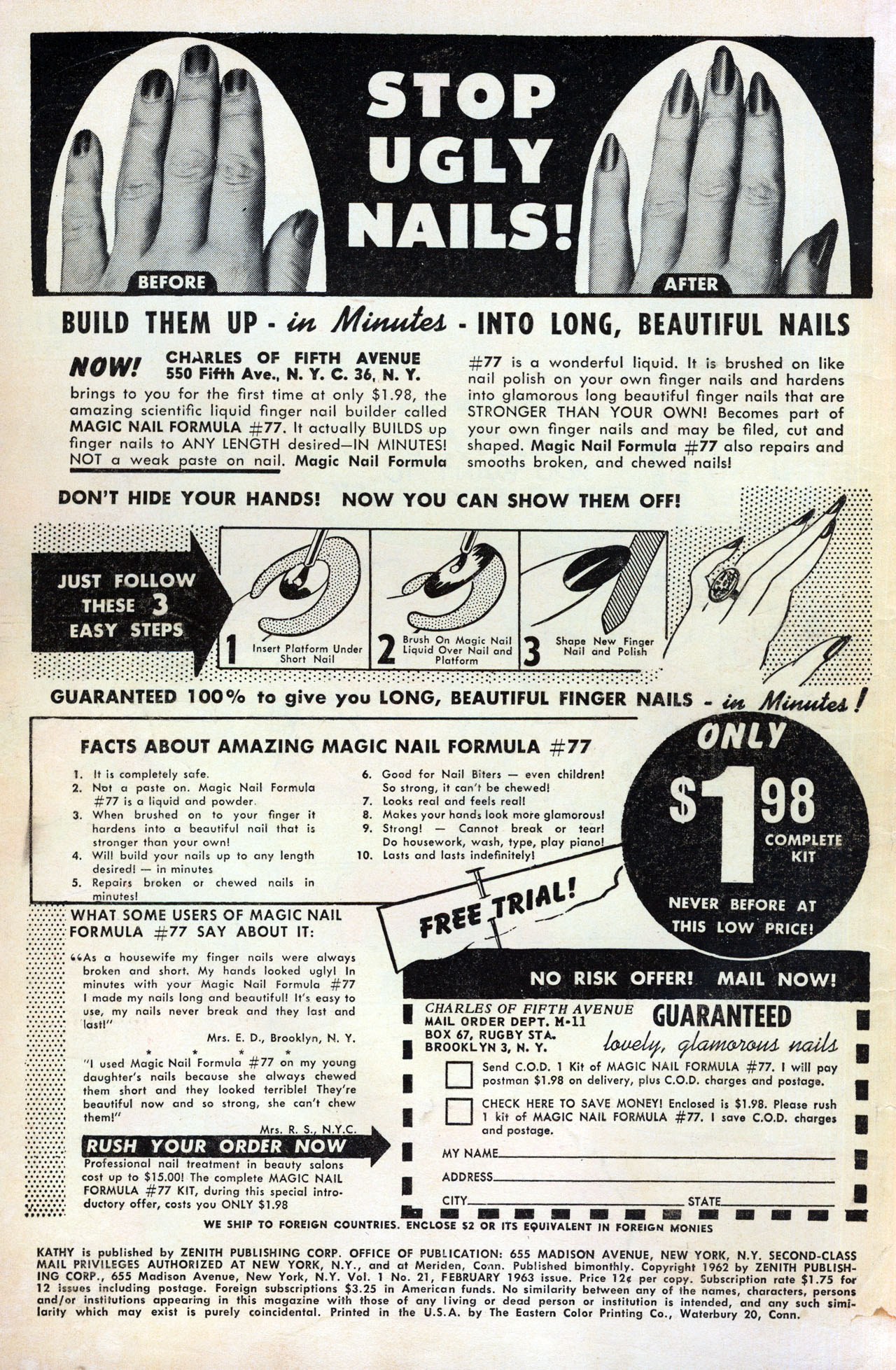 Read online Kathy (1959) comic -  Issue #21 - 2
