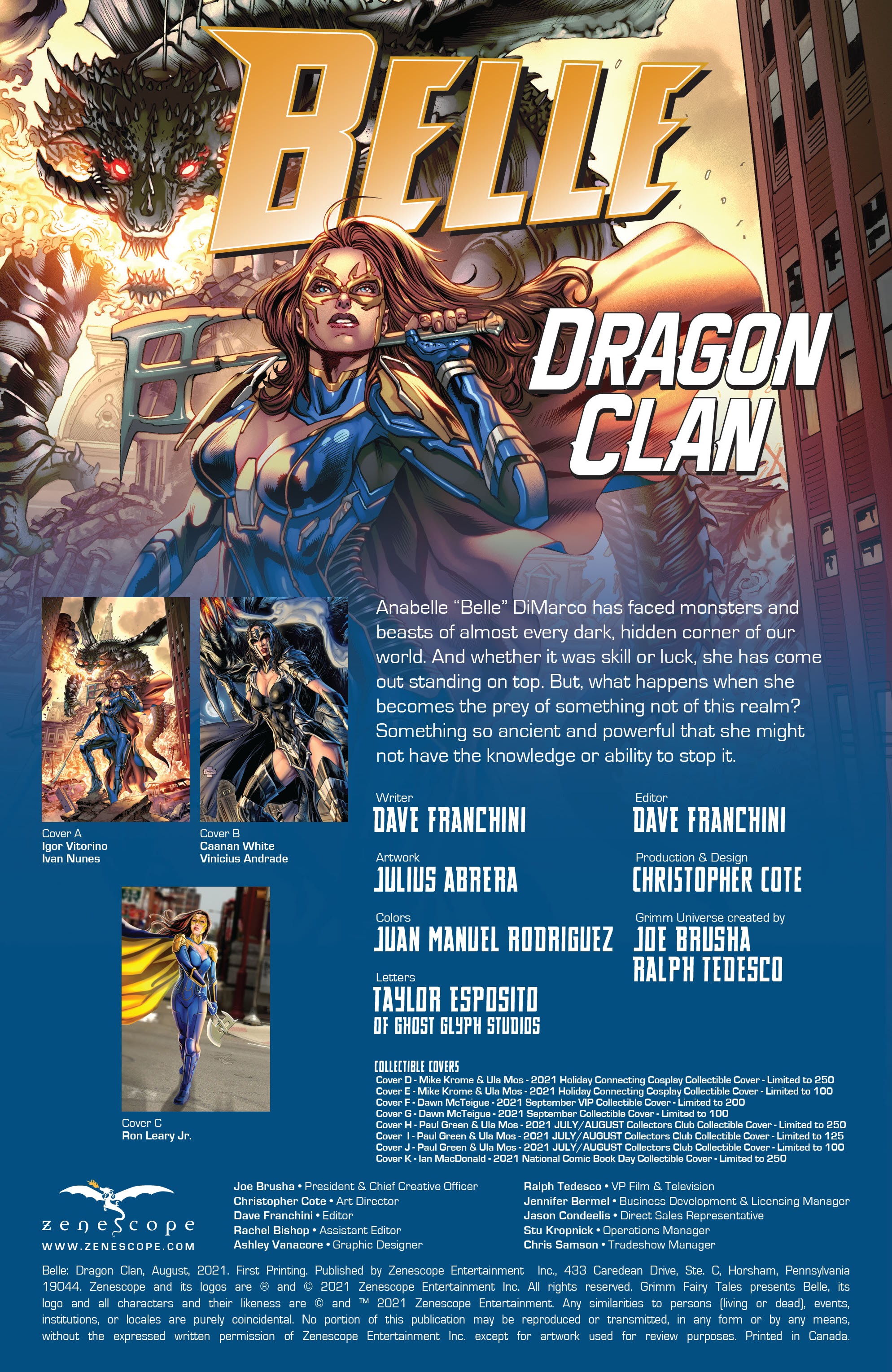 Read online Belle: Dragon Clan comic -  Issue # Full - 2