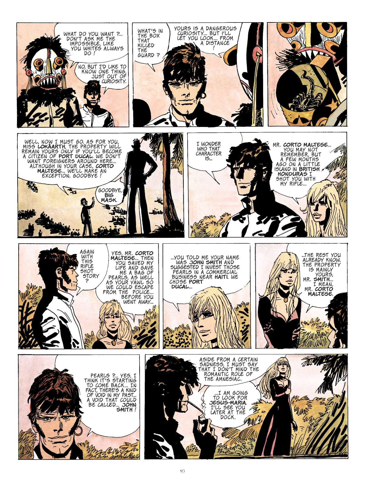 Read online Corto Maltese comic -  Issue # TPB 5 - 84
