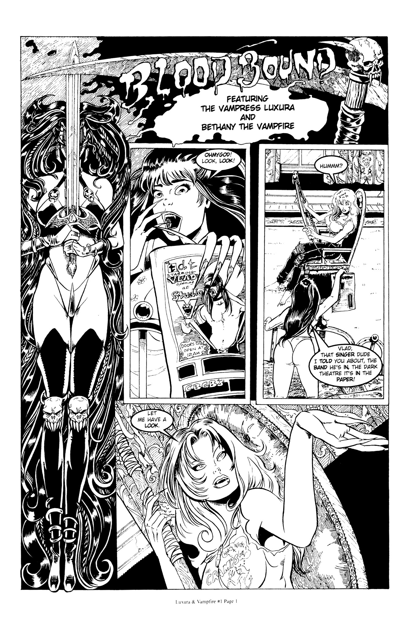 Read online Luxura & Vampfire comic -  Issue # Full - 3