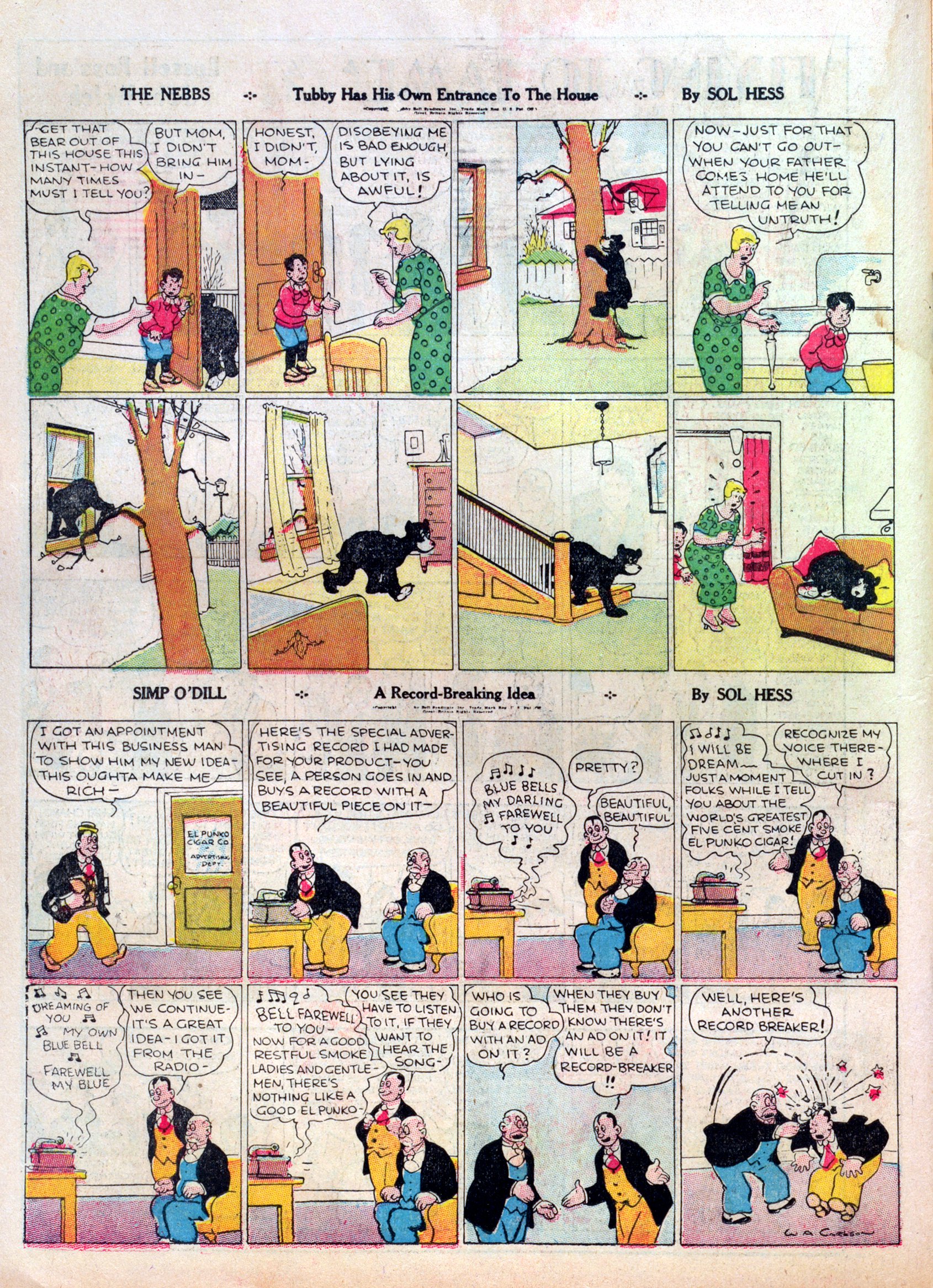 Read online Famous Funnies comic -  Issue #12 - 32