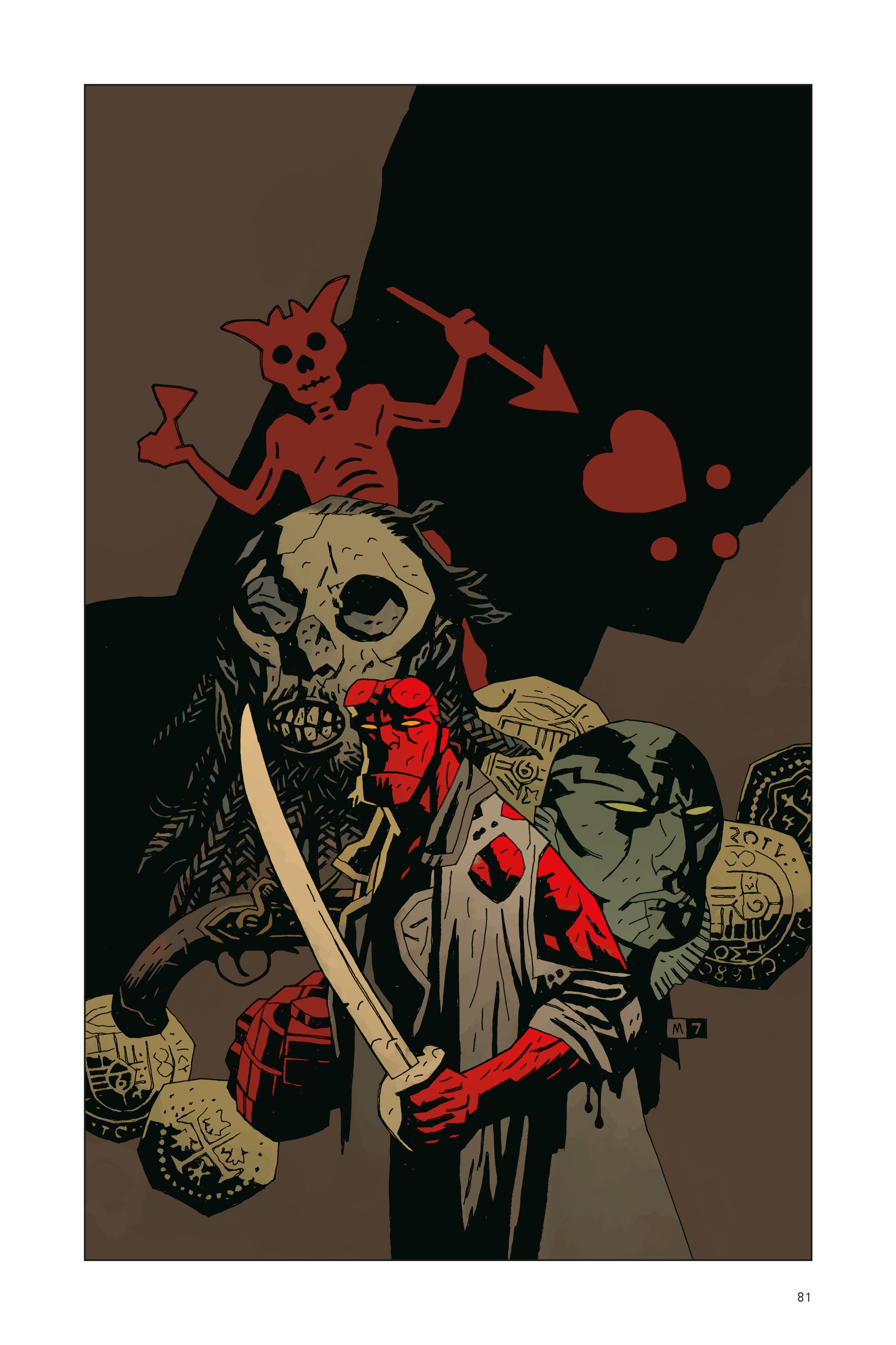 Read online Hellboy: 25 Years of Covers comic -  Issue # TPB (Part 1) - 83