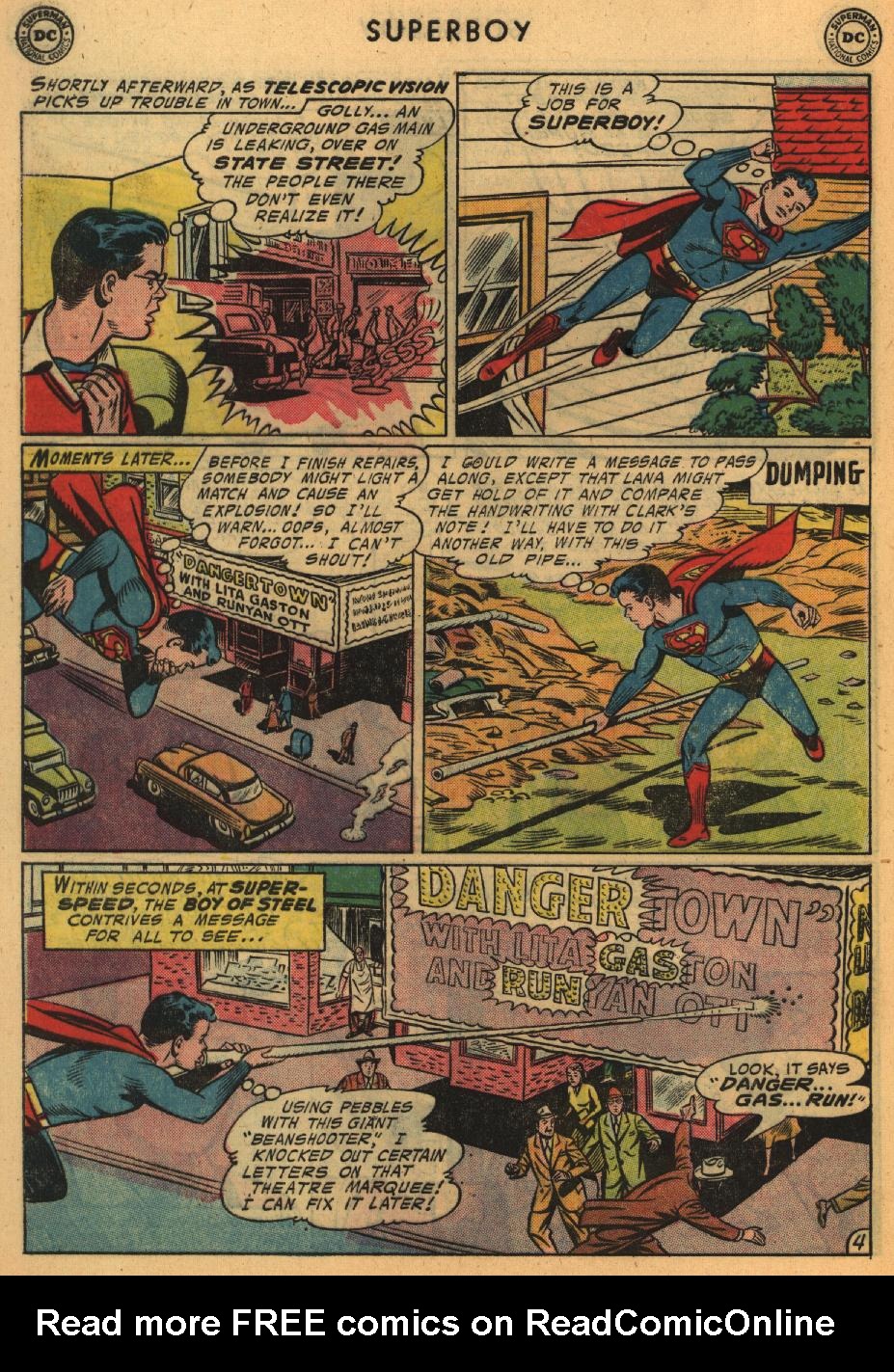 Read online Superboy (1949) comic -  Issue #54 - 26