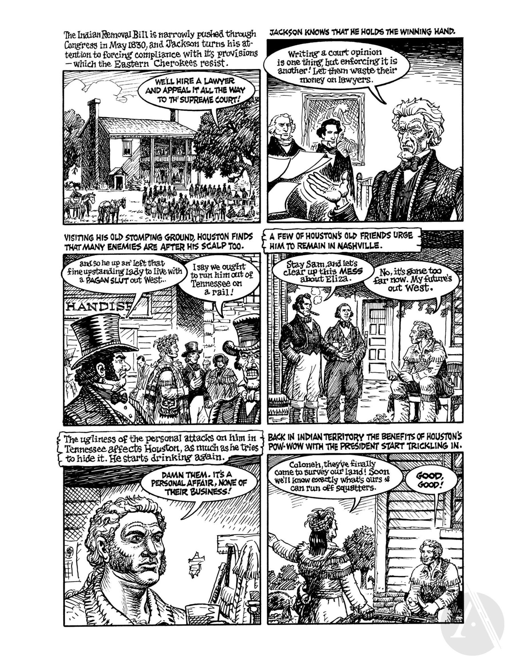 Read online Indian Lover: Sam Houston & the Cherokees comic -  Issue # TPB - 57