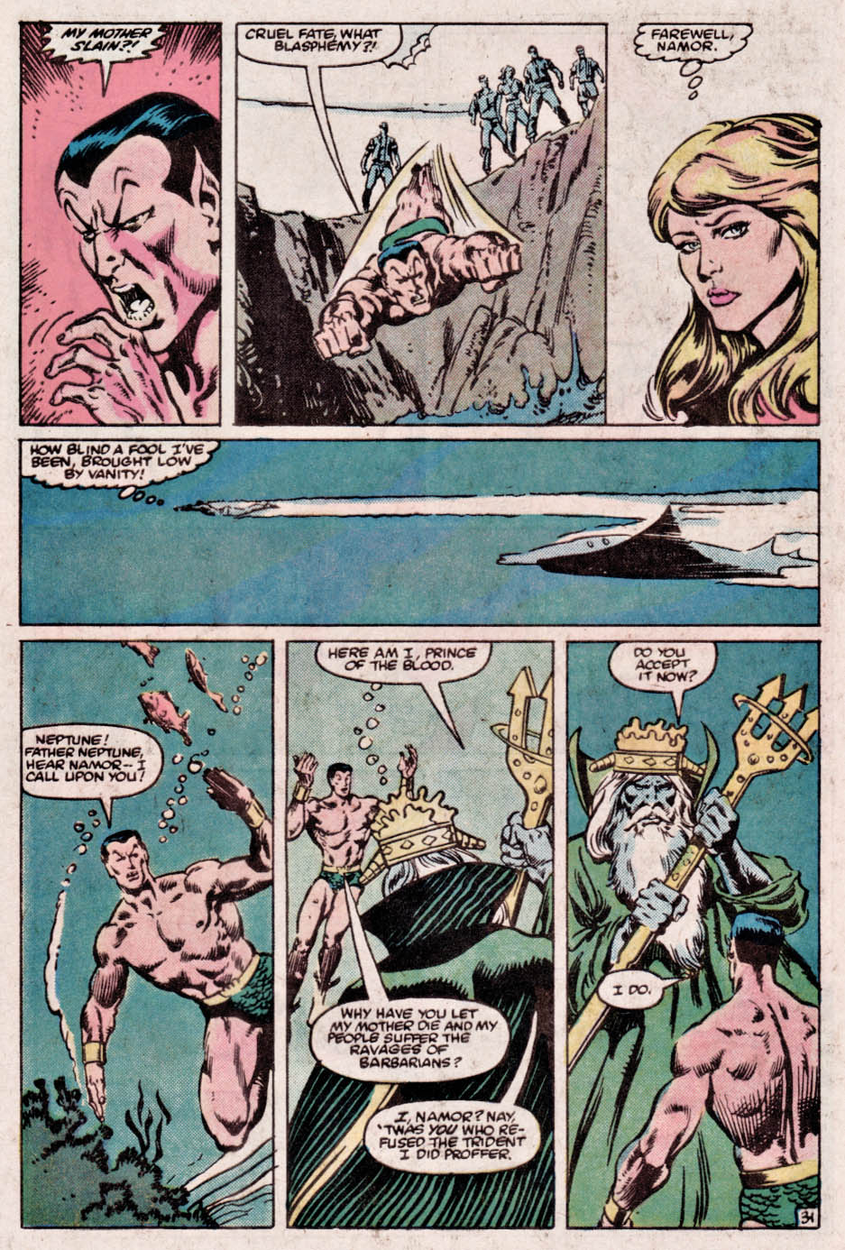 Read online What If? (1977) comic -  Issue #41 - The Sub-mariner had saved Atlantis from its destiny - 31