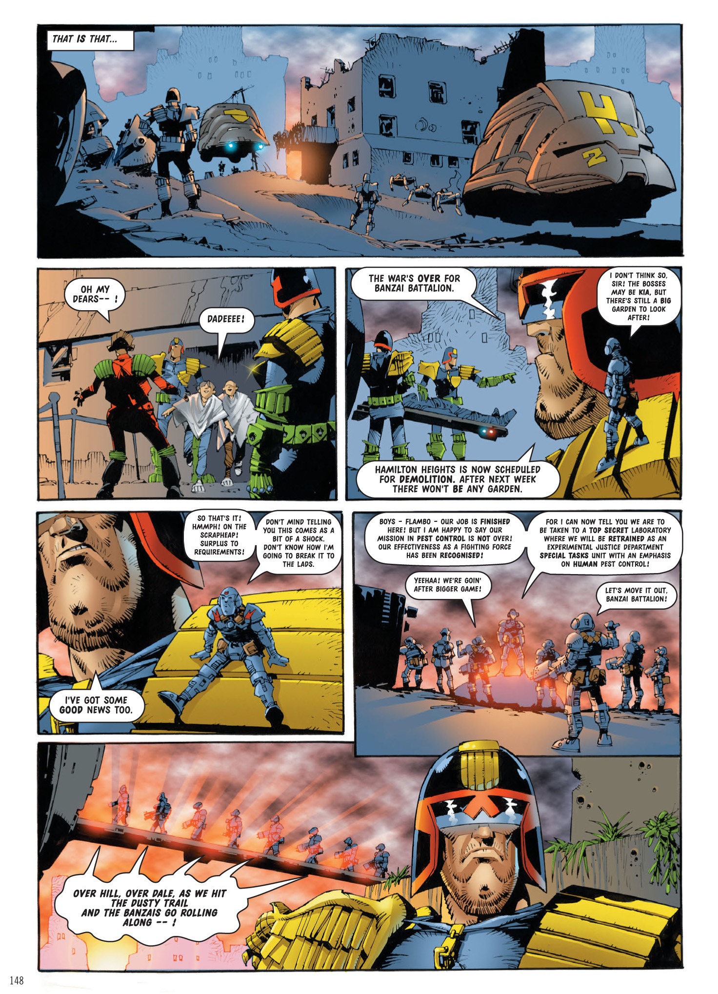 Read online Judge Dredd: The Complete Case Files comic -  Issue # TPB 31 - 149