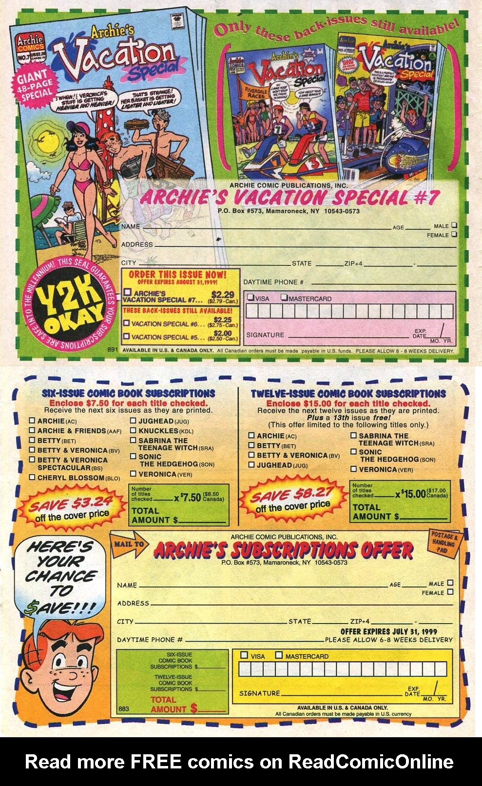 Read online Archie & Friends (1992) comic -  Issue #36 - 11