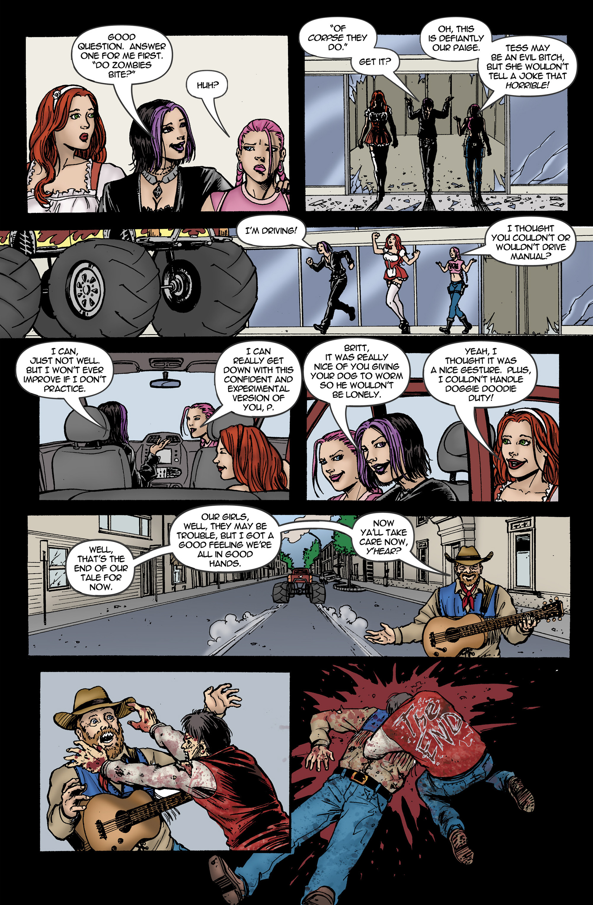 Read online Chaos Campus: Sorority Girls Vs. Zombies comic -  Issue #15 - 25