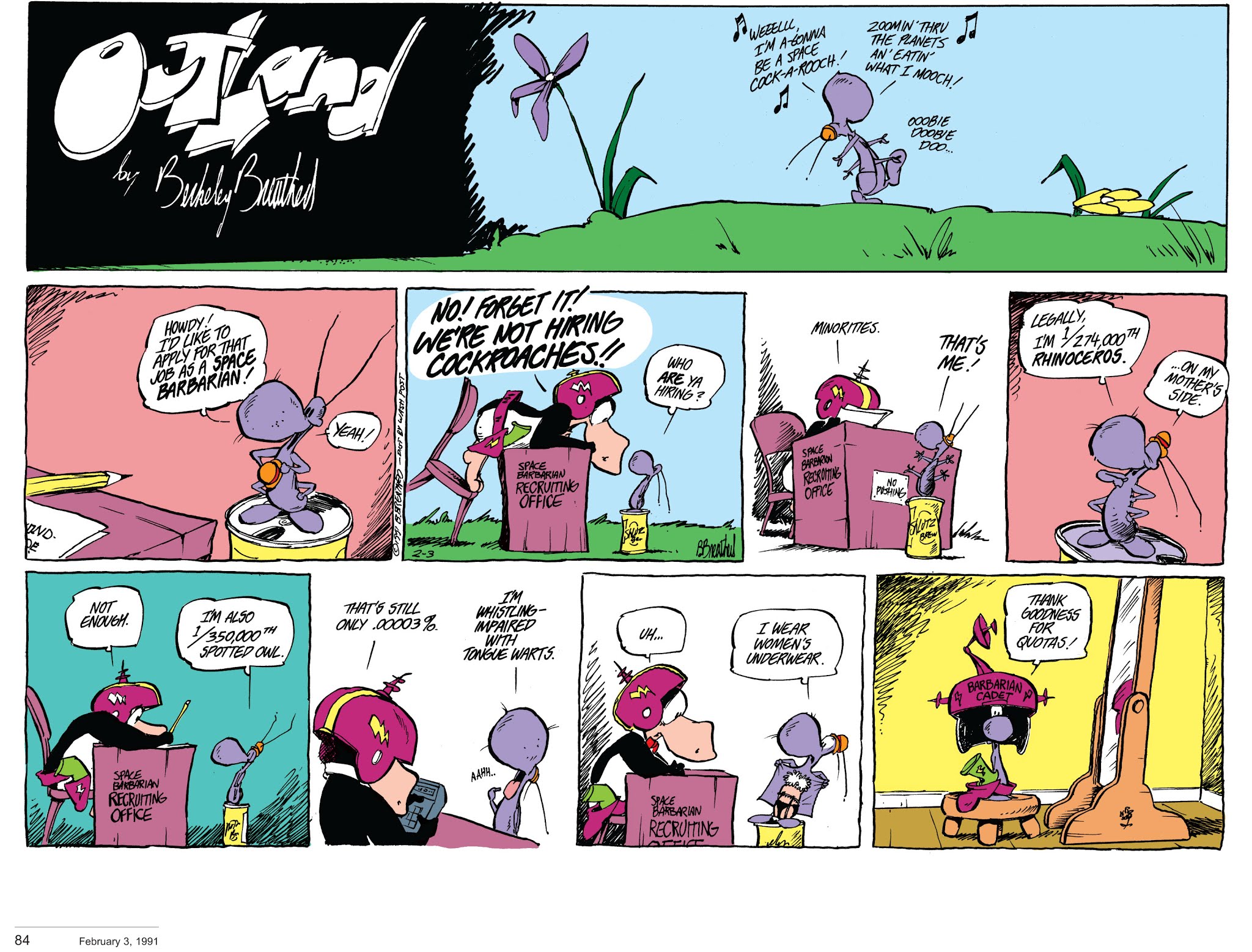 Read online Berkeley Breathed’s Outland comic -  Issue # TPB (Part 1) - 85