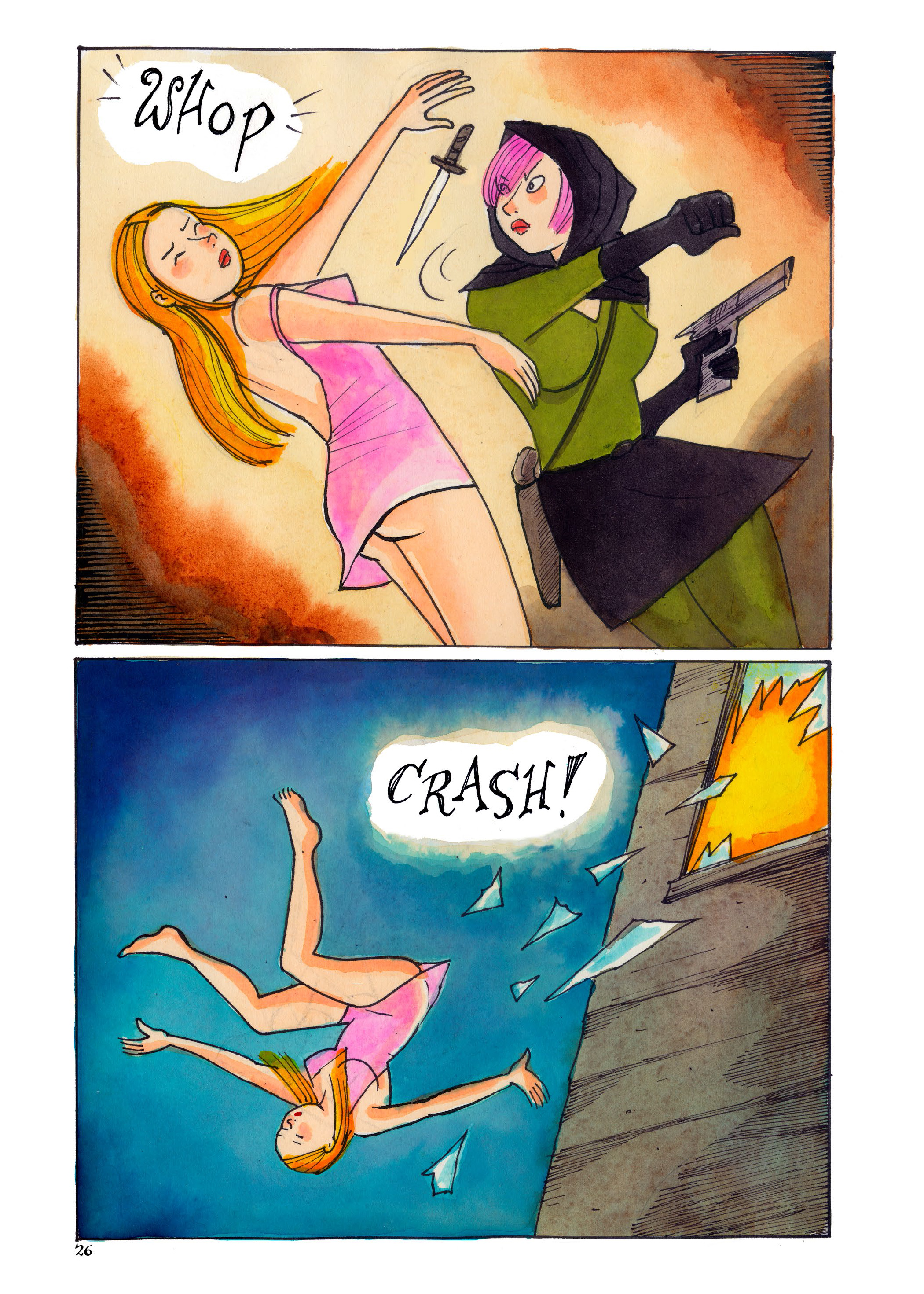 Read online Violenzia and Other Deadly Amusements comic -  Issue # TPB - 27