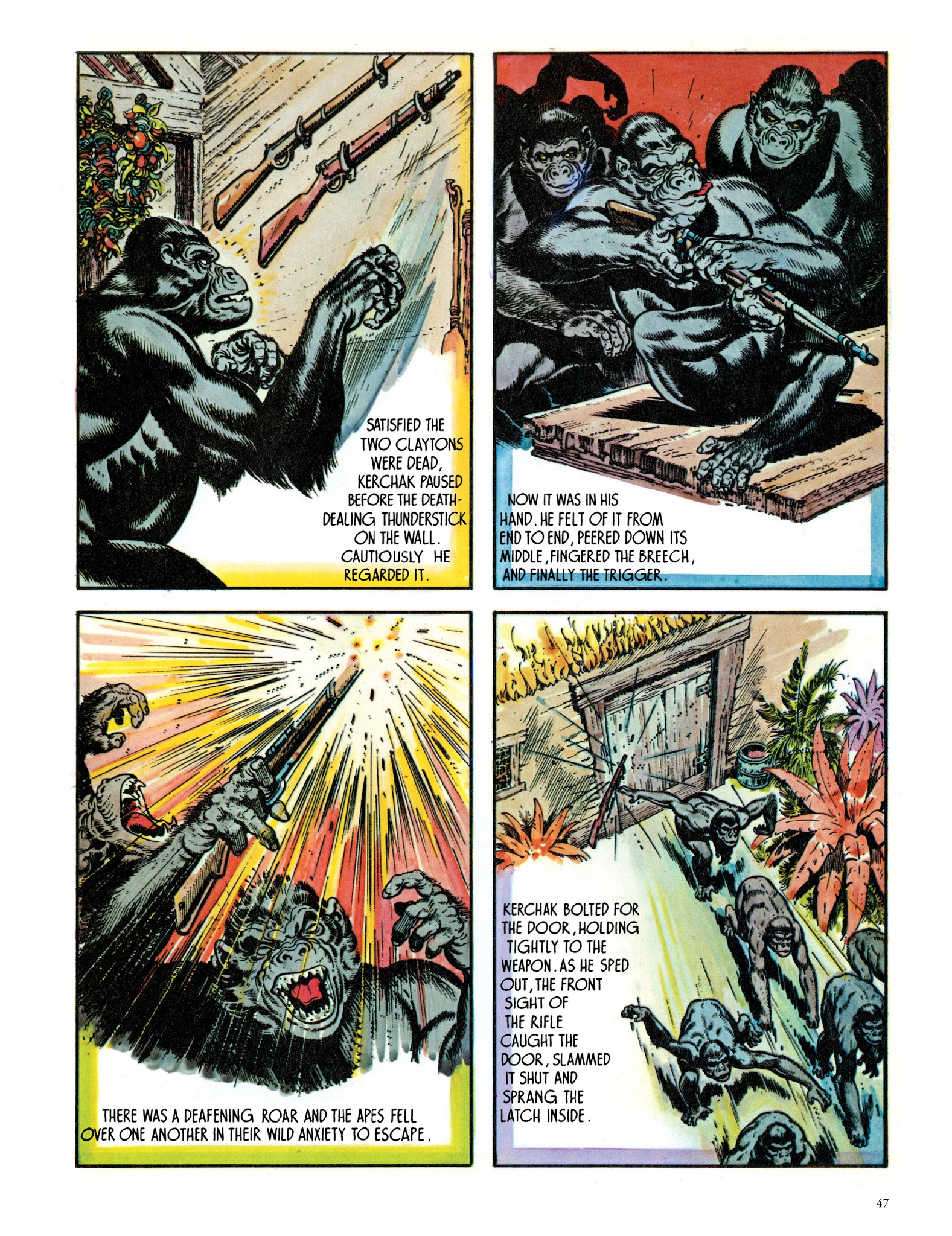 Read online Edgar Rice Burroughs' Tarzan: Burne Hogarth's Lord of the Jungle comic -  Issue # TPB - 49