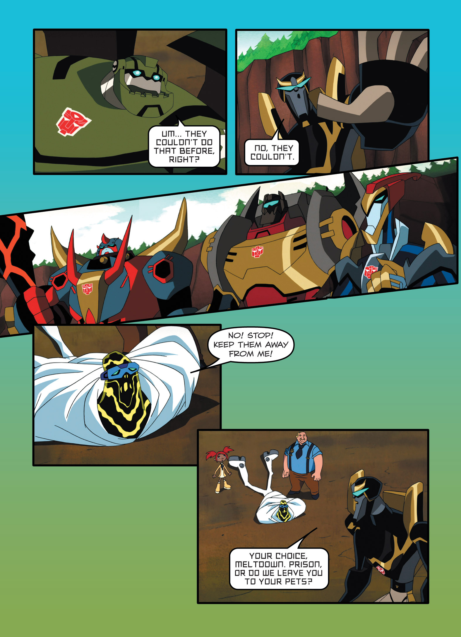 Read online Transformers Animated comic -  Issue #5 - 63