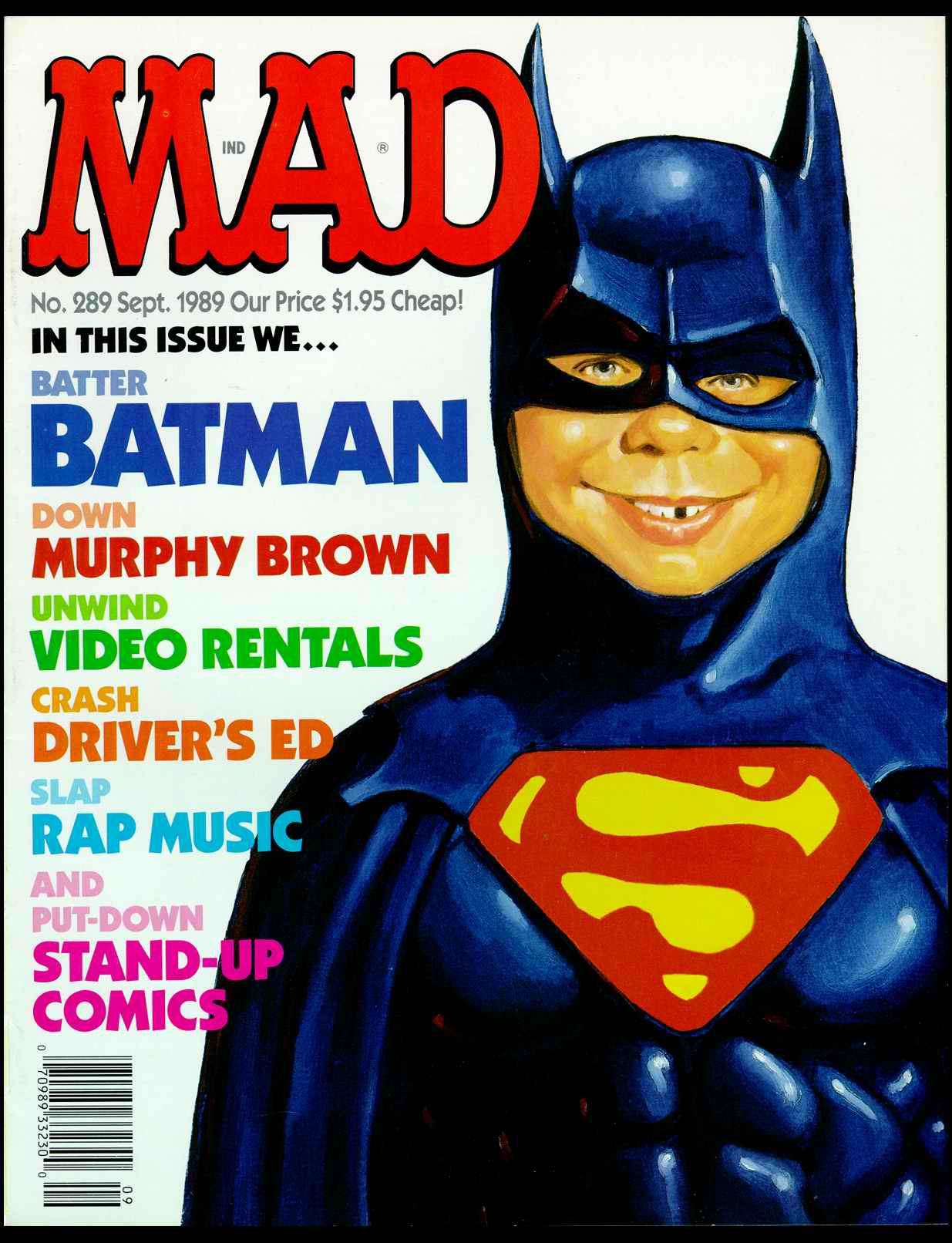 Read online MAD comic -  Issue #289 - 1