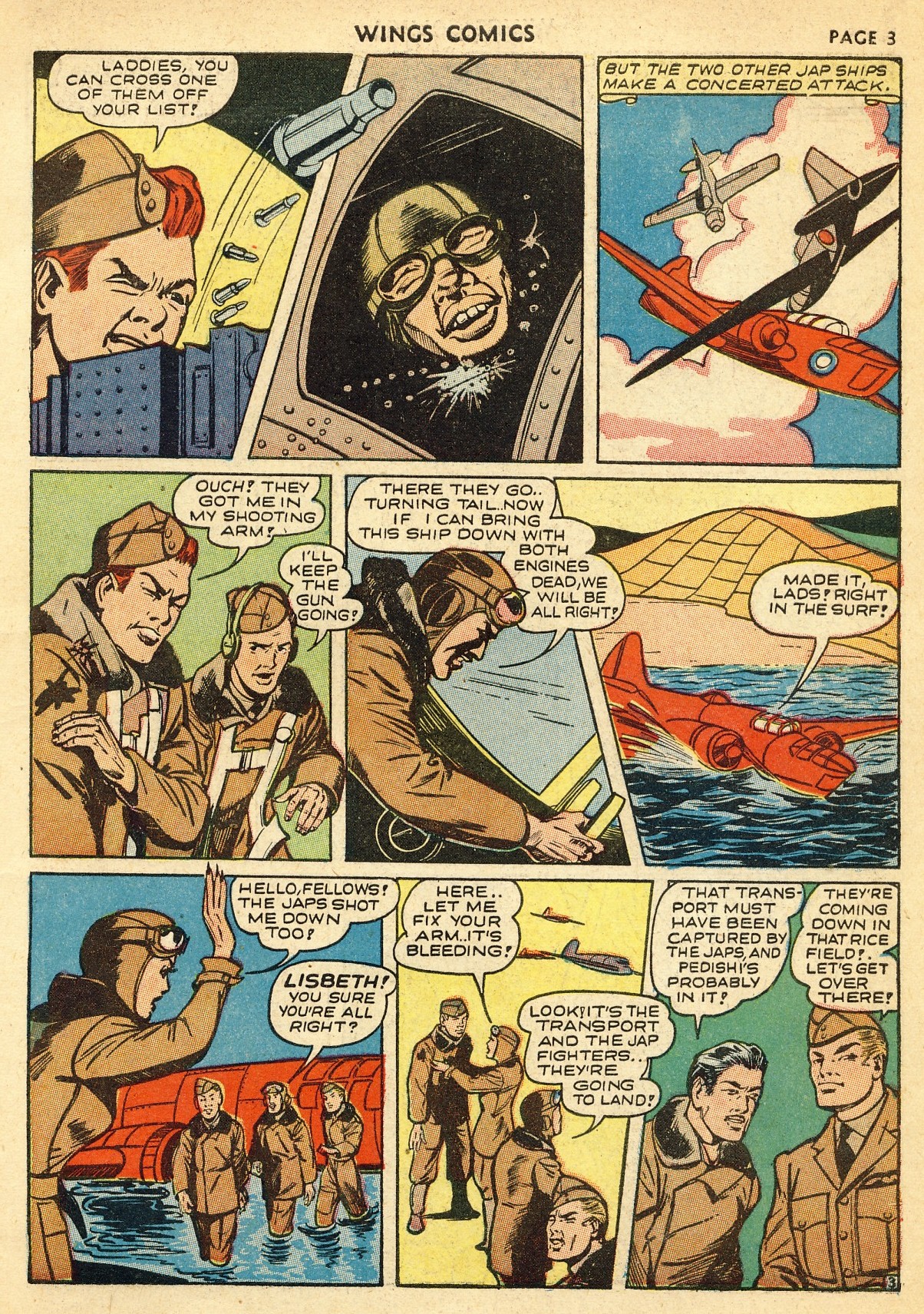 Read online Wings Comics comic -  Issue #23 - 5