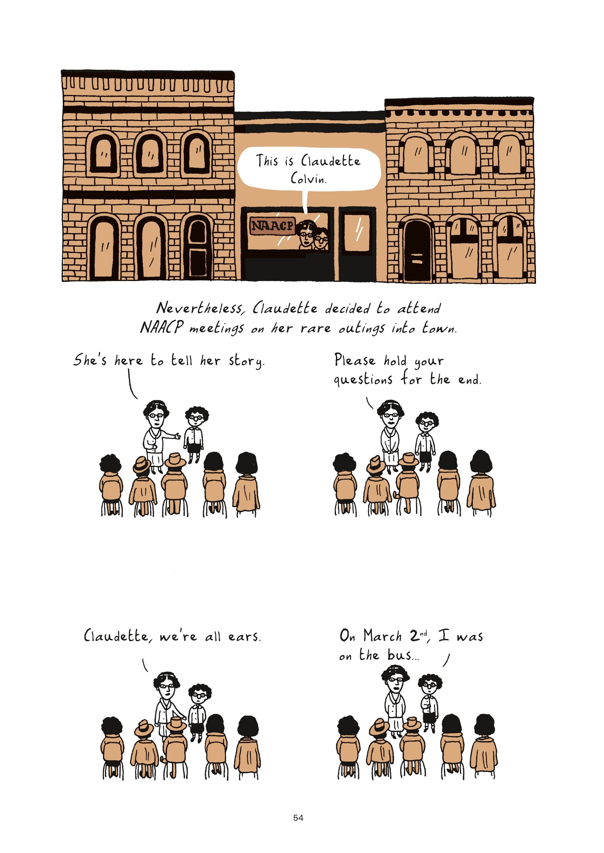 Read online Colored: The Unsung Life of Claudette Colvin comic -  Issue # TPB - 54