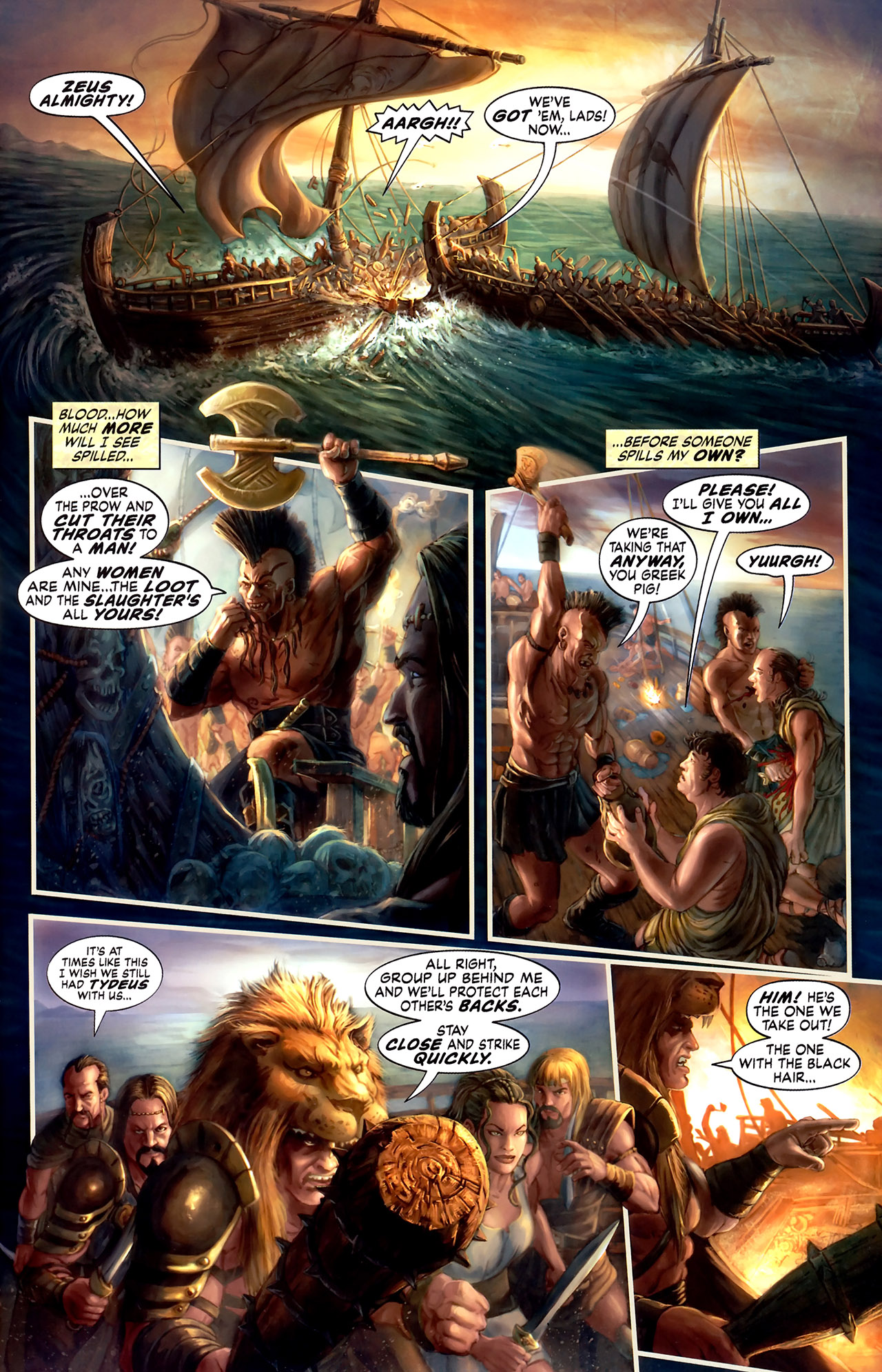 Read online Hercules: The Knives of Kush comic -  Issue #1 - 5