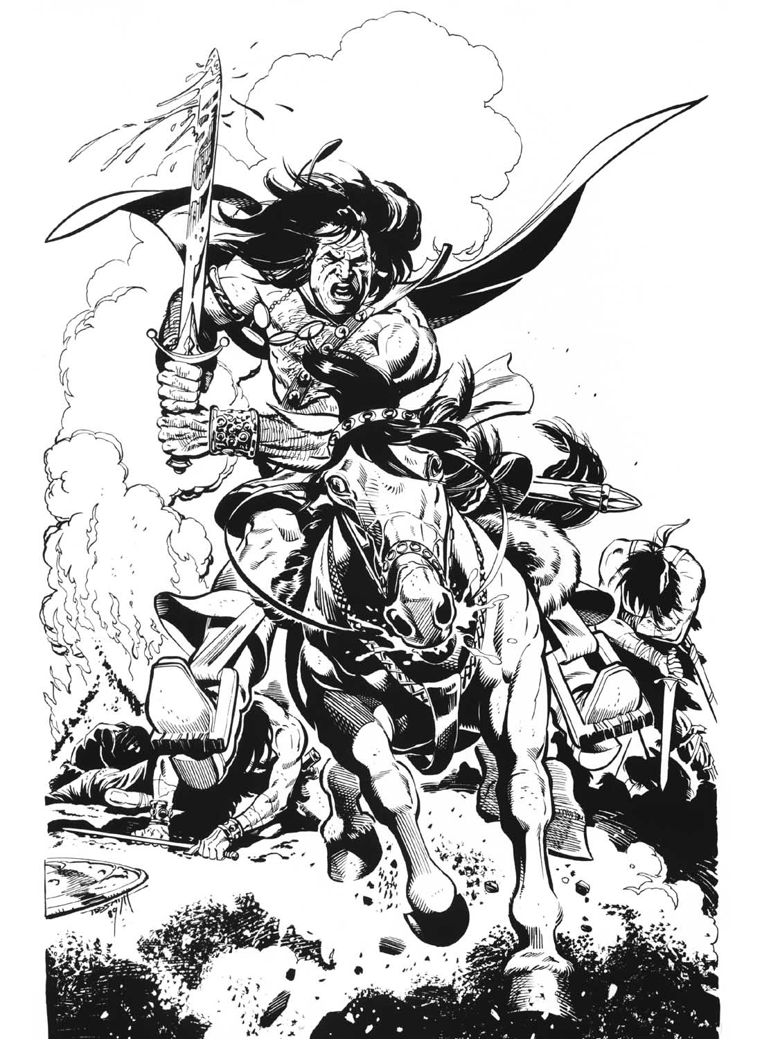 Read online The Savage Sword Of Conan comic -  Issue #162 - 2