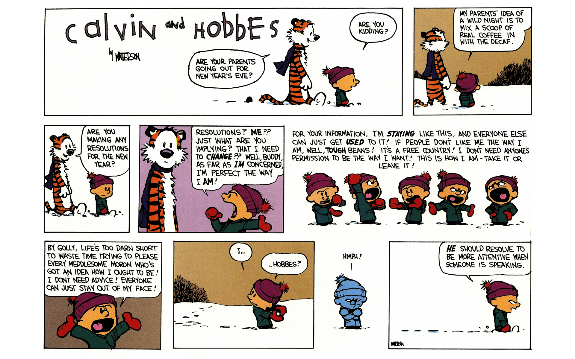 Read online Calvin and Hobbes comic -  Issue #6 - 69