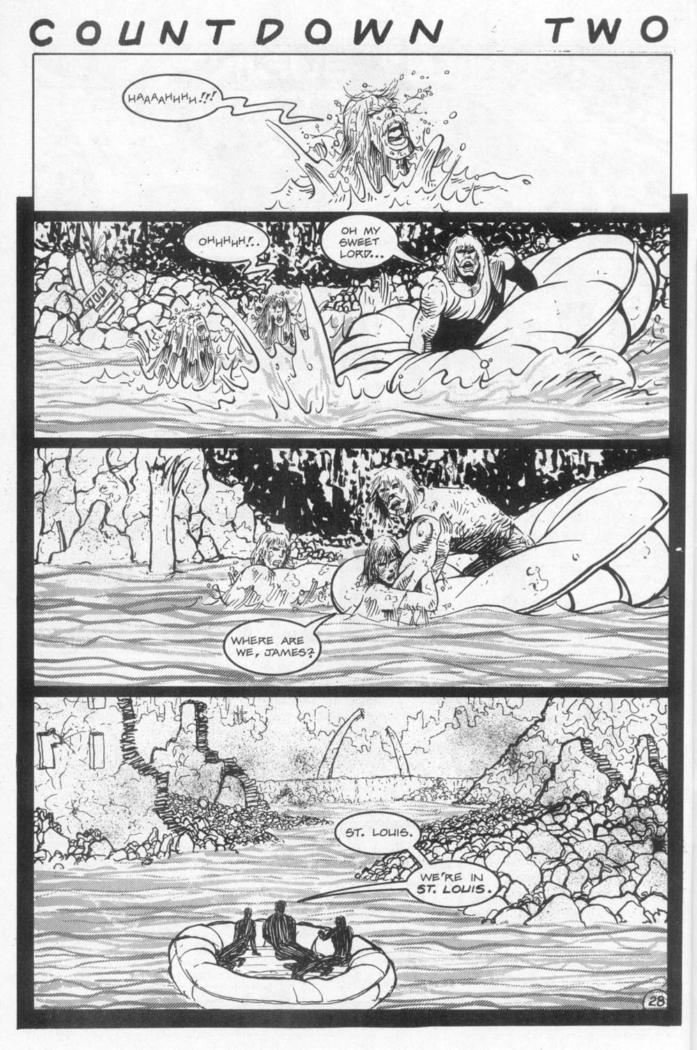 Read online Planet of the Apes (1990) comic -  Issue #12 - 30