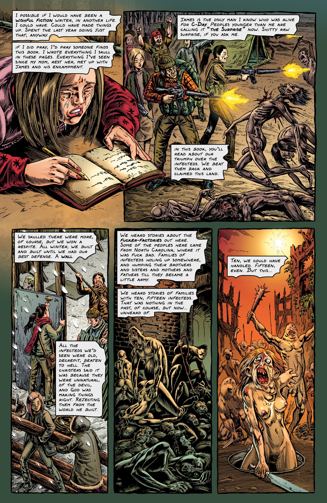 Read online Crossed Plus One Hundred: Mimic comic -  Issue #1 - 32